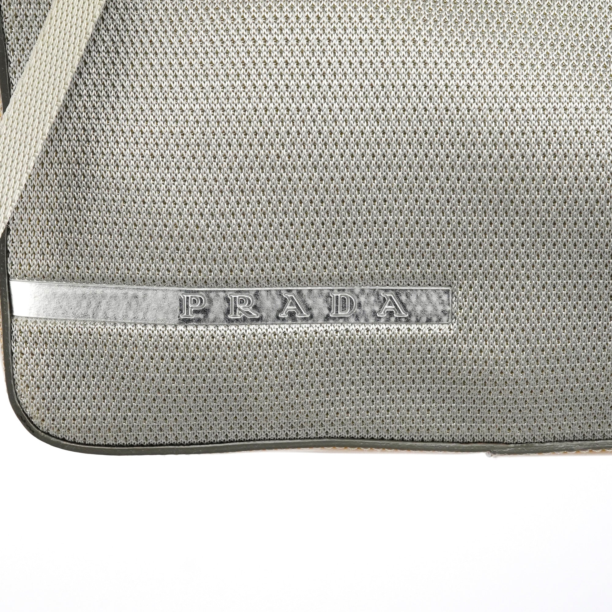 B9936 Silver Bike Lux Shoulder Bag