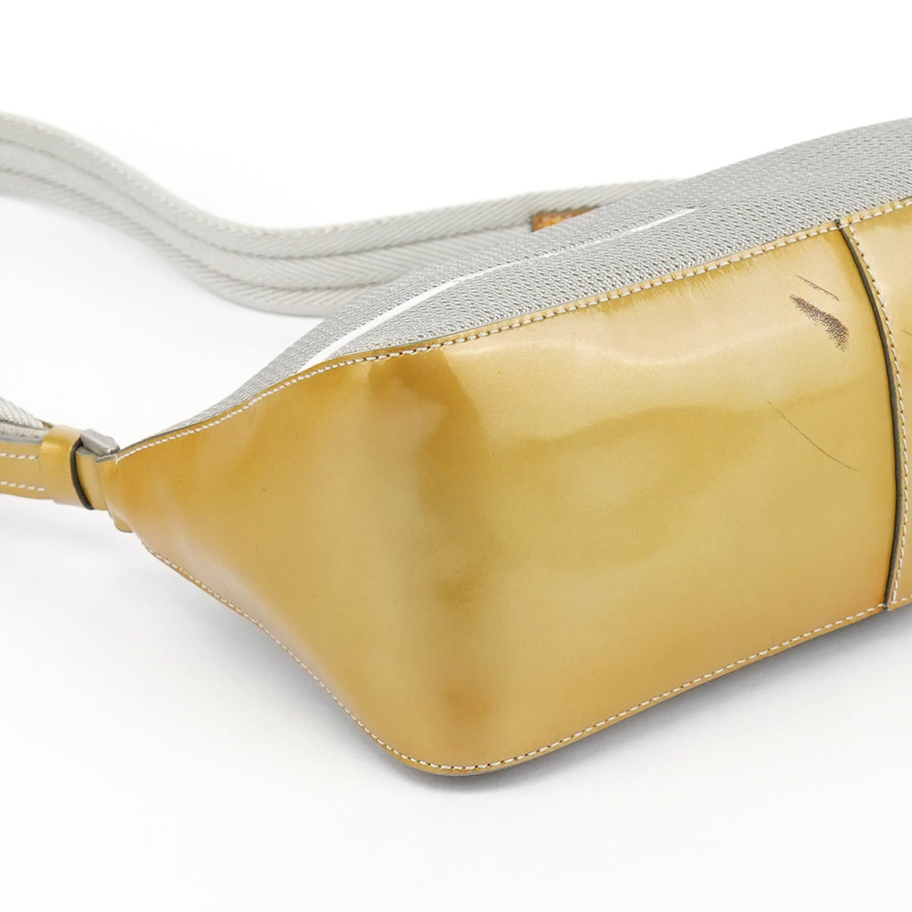 B9936 Silver Bike Lux Shoulder Bag