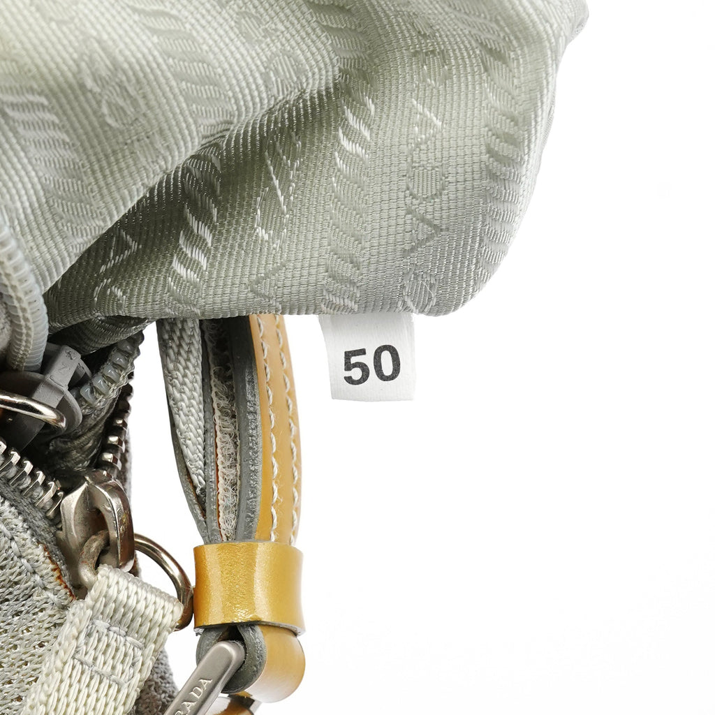 B9936 Silver Bike Lux Shoulder Bag