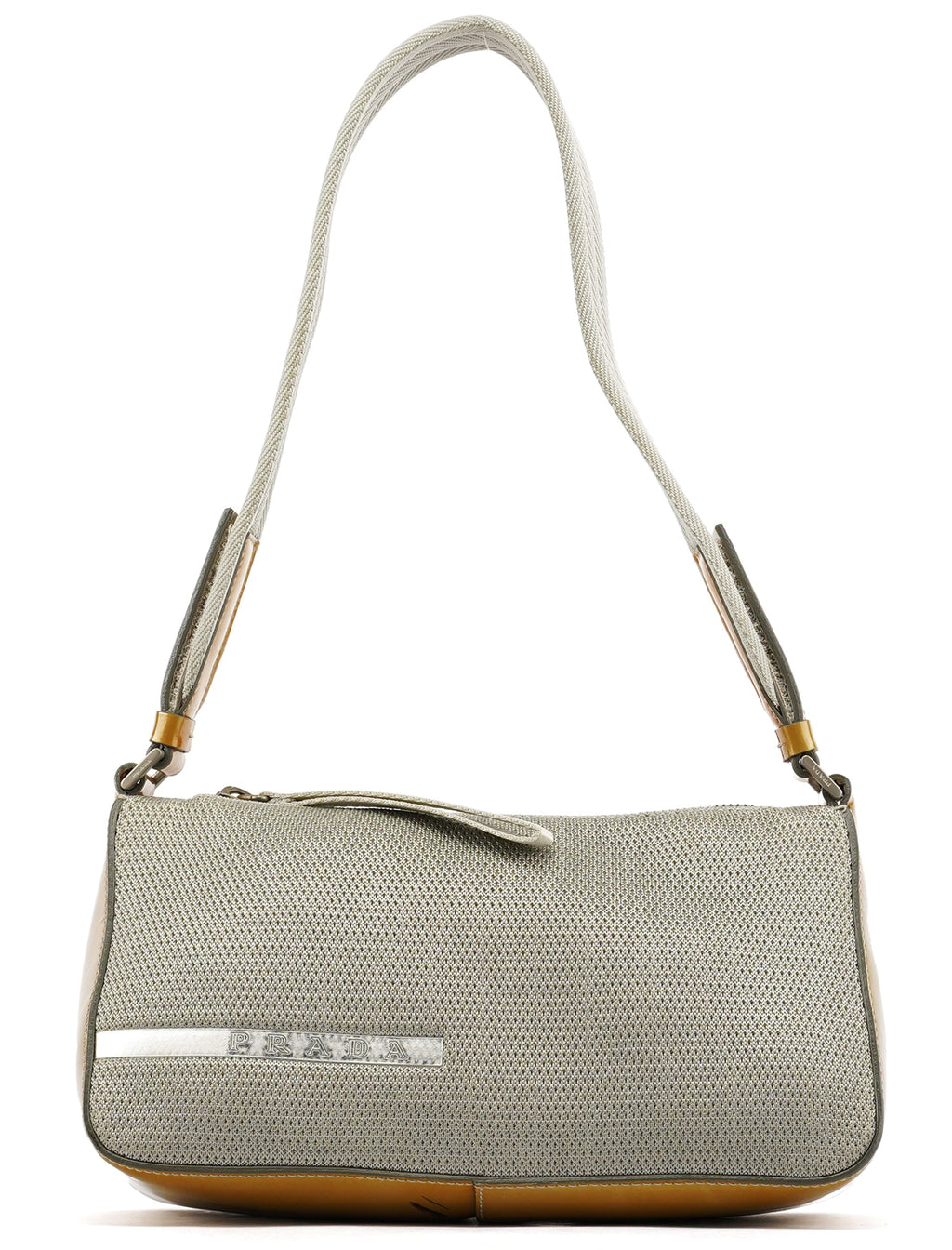 B9936 Silver Bike Lux Shoulder Bag