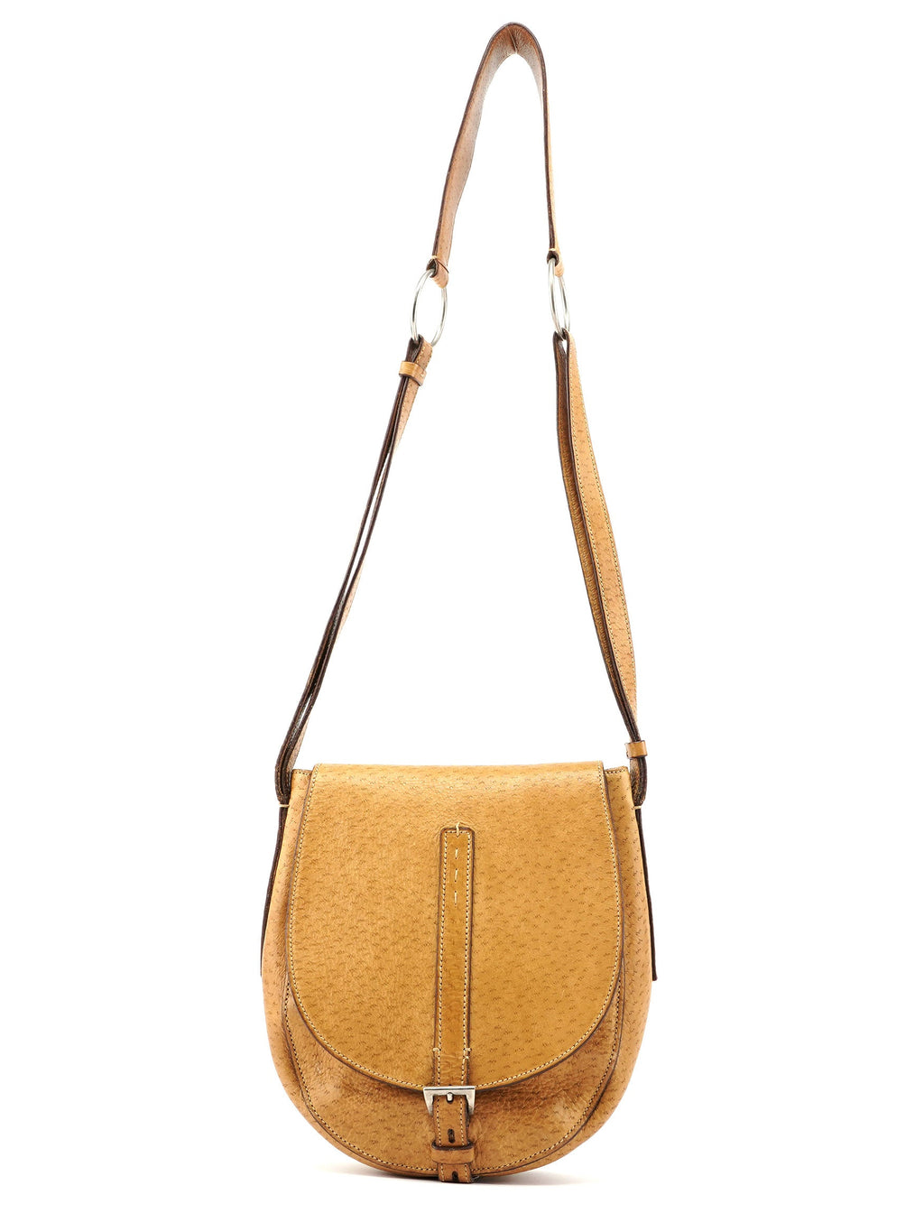 Beige Belt Shoulder Bag