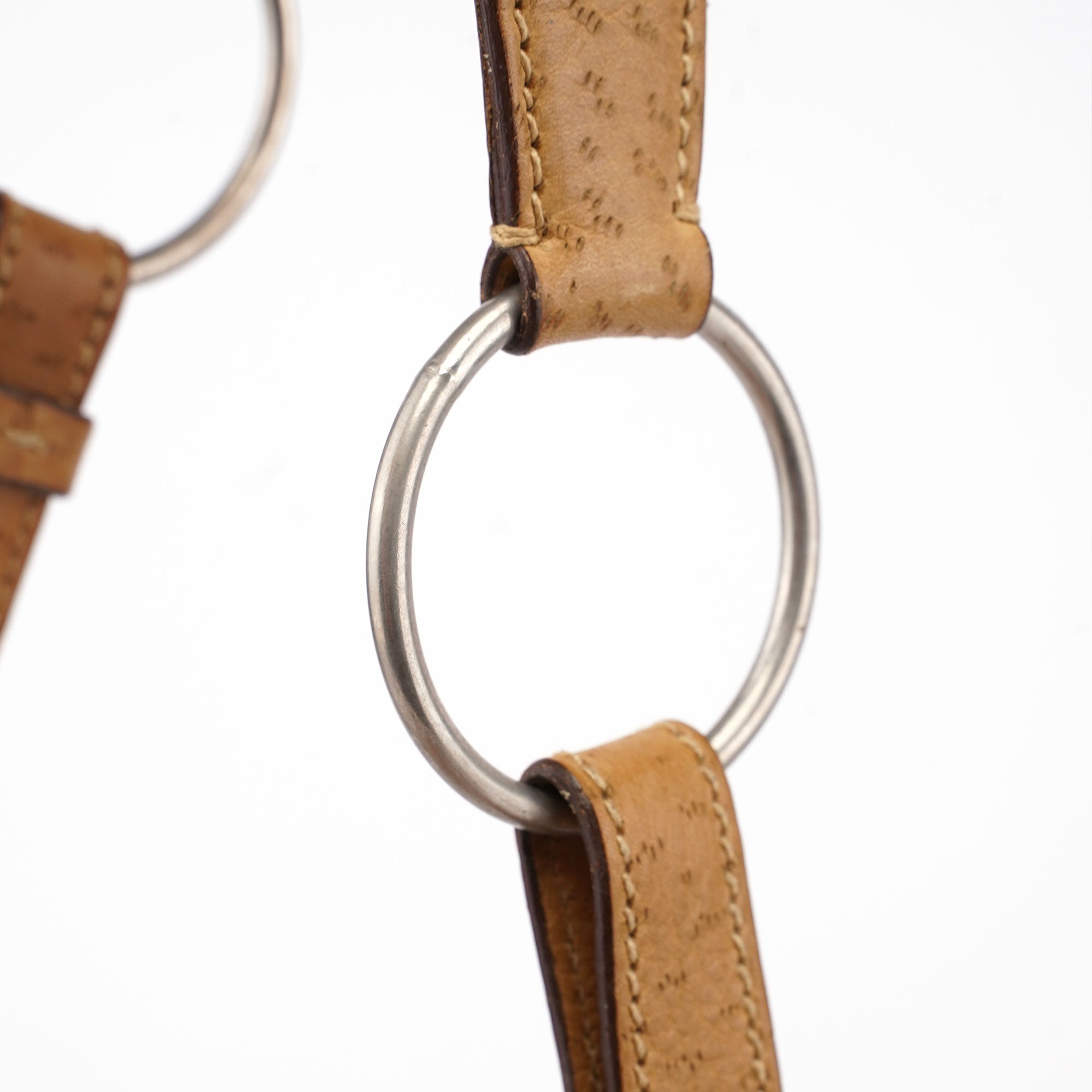 Beige Belt Shoulder Bag