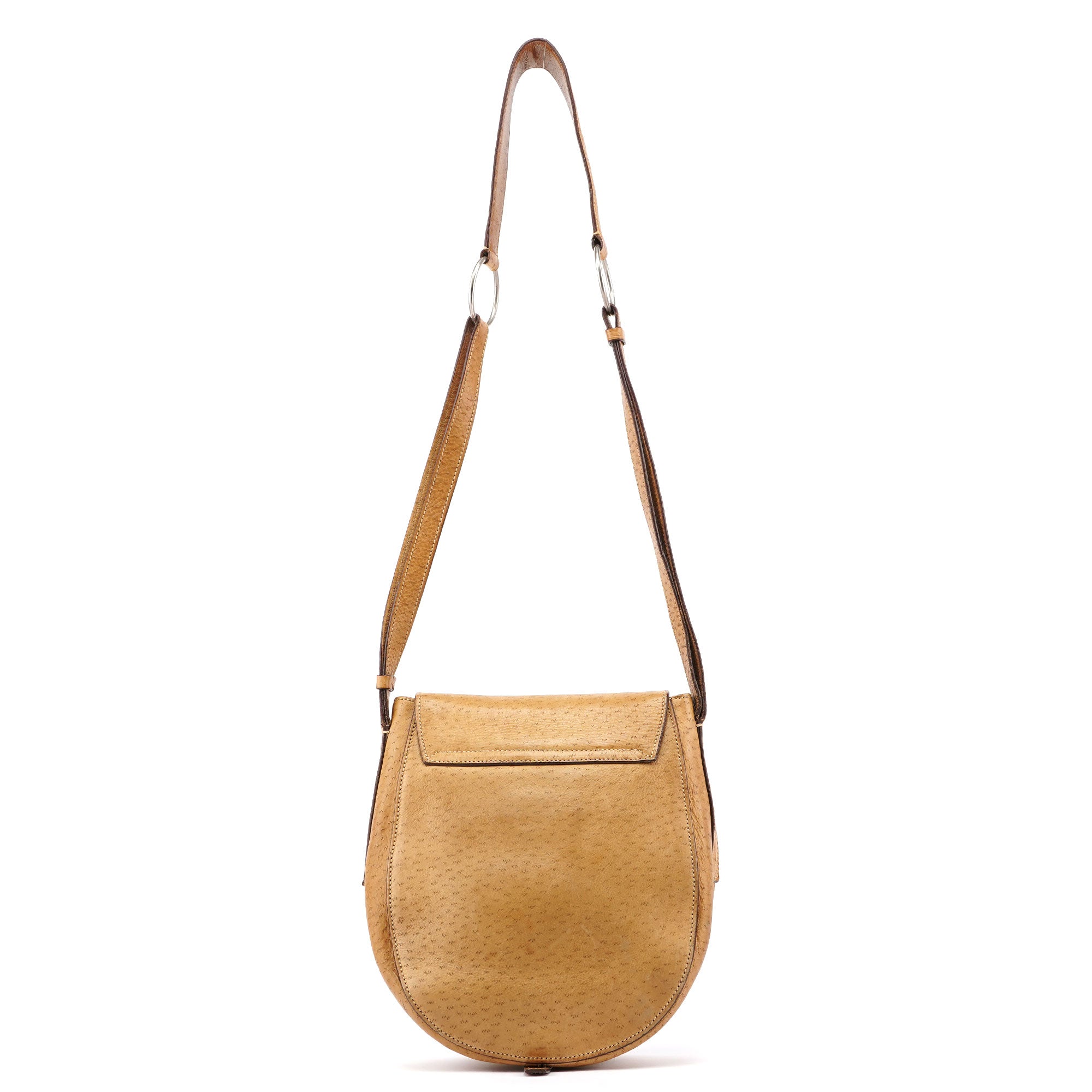 Beige Belt Shoulder Bag
