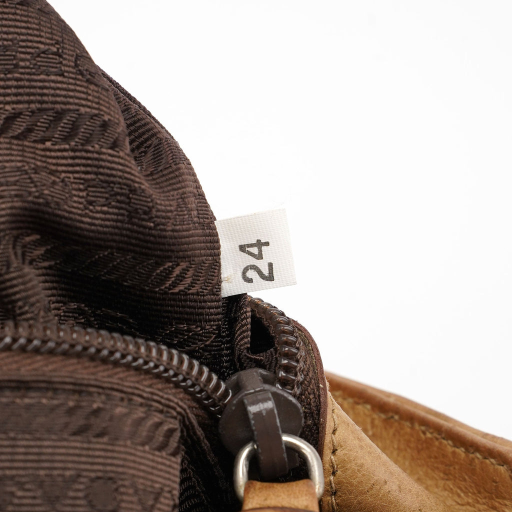Beige Belt Shoulder Bag