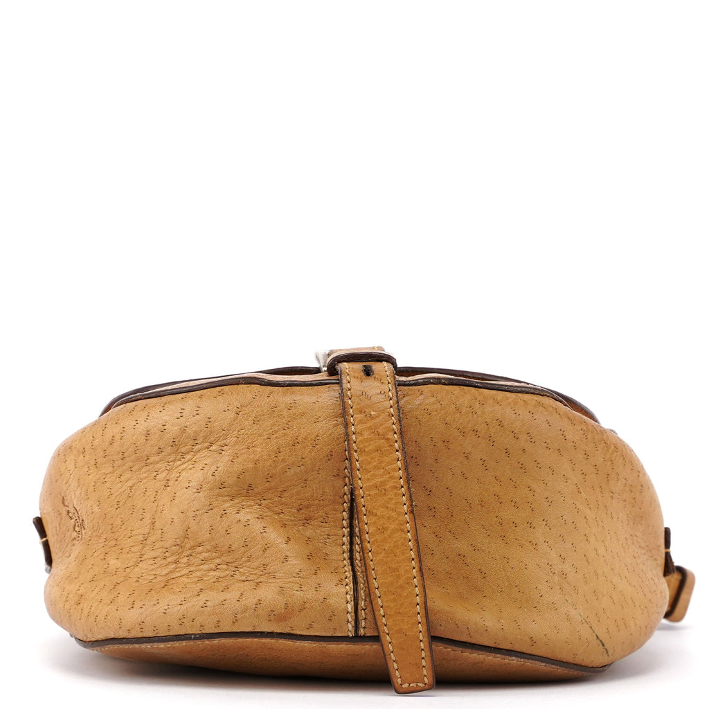 Beige Belt Shoulder Bag