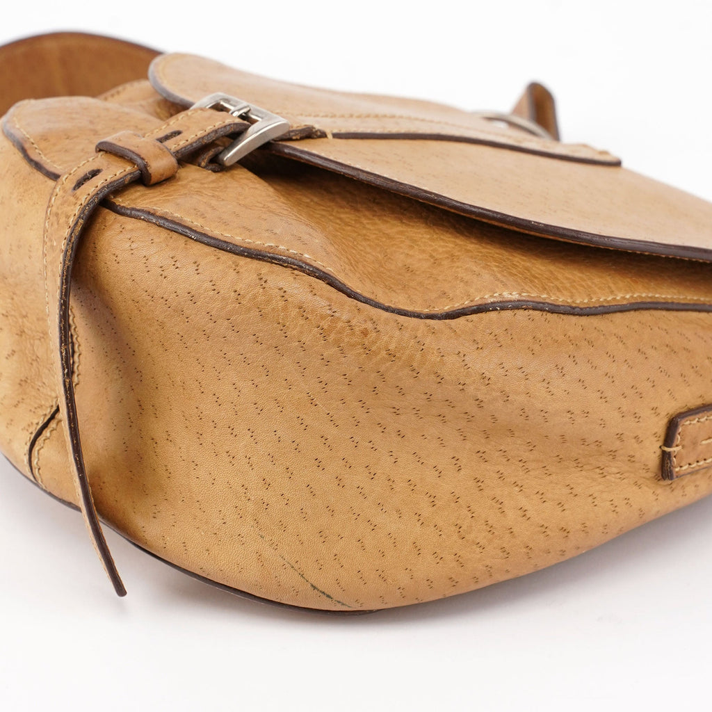 Beige Belt Shoulder Bag