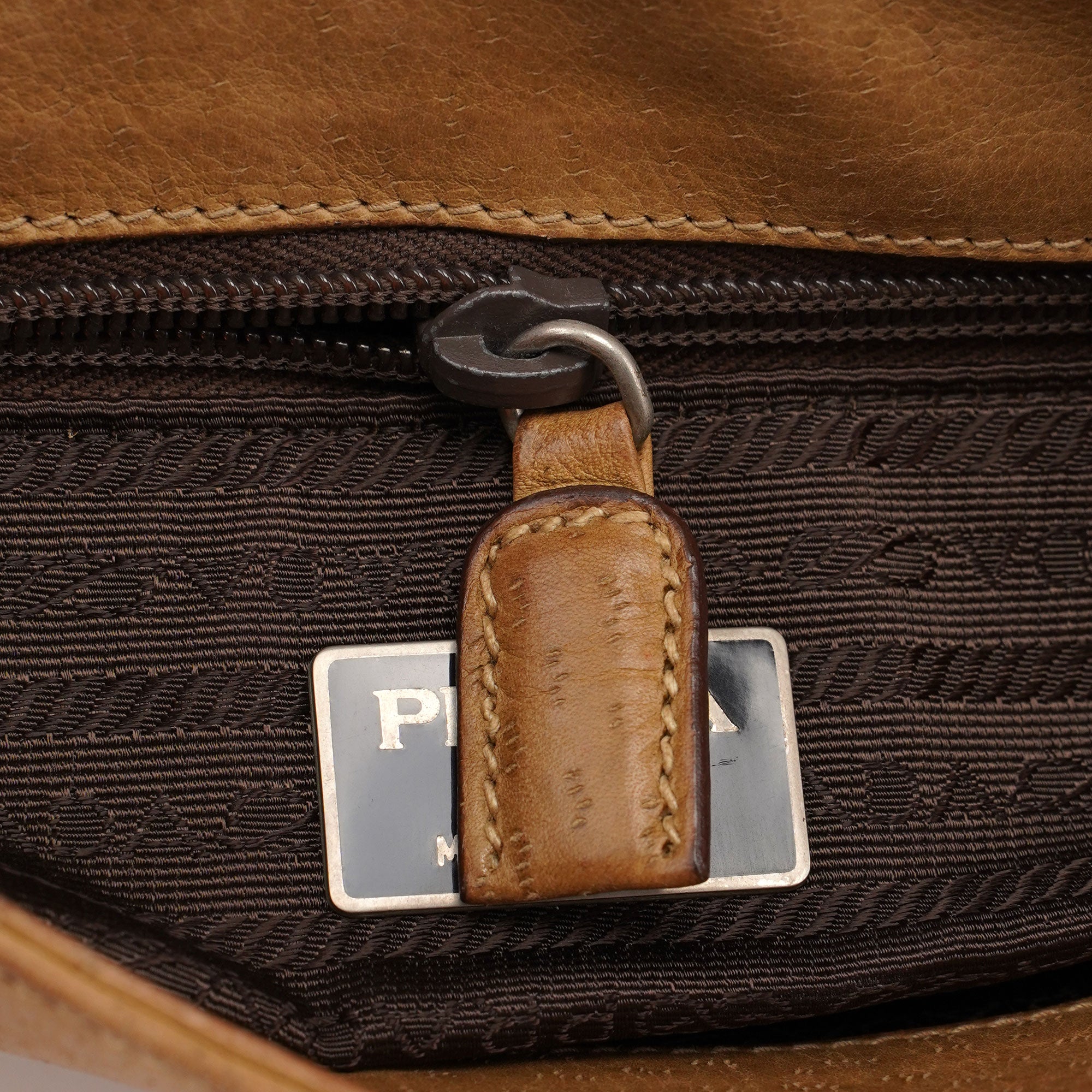 Beige Belt Shoulder Bag