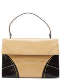 Beige Brown Spazzolato Handbag