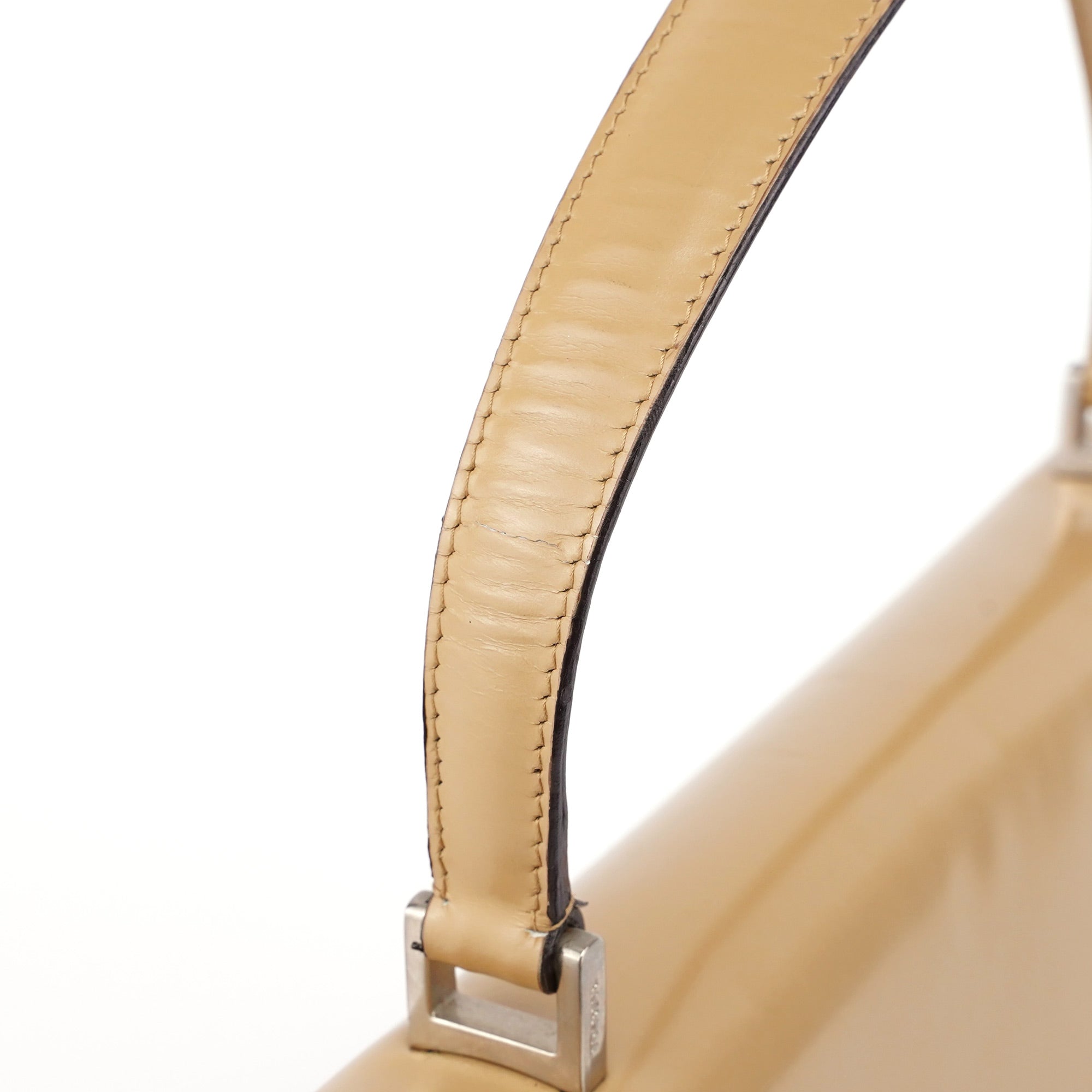 Beige Brown Spazzolato Handbag