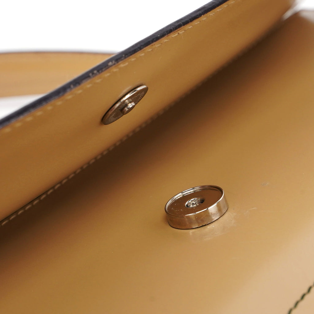 Beige Brown Spazzolato Handbag