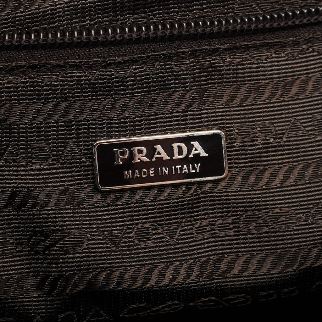 Beige Brown Spazzolato Handbag