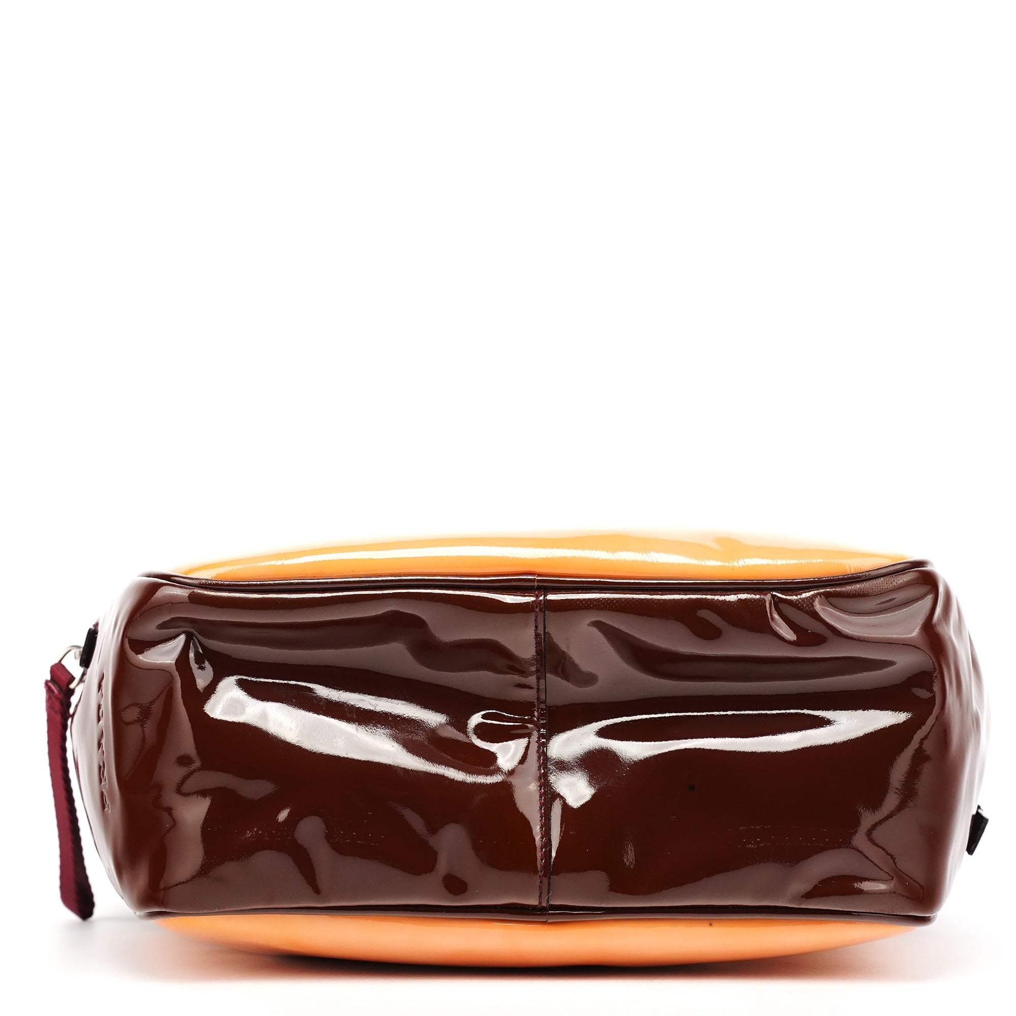 Beige Orange Spazzolato Bowling Sport Bag