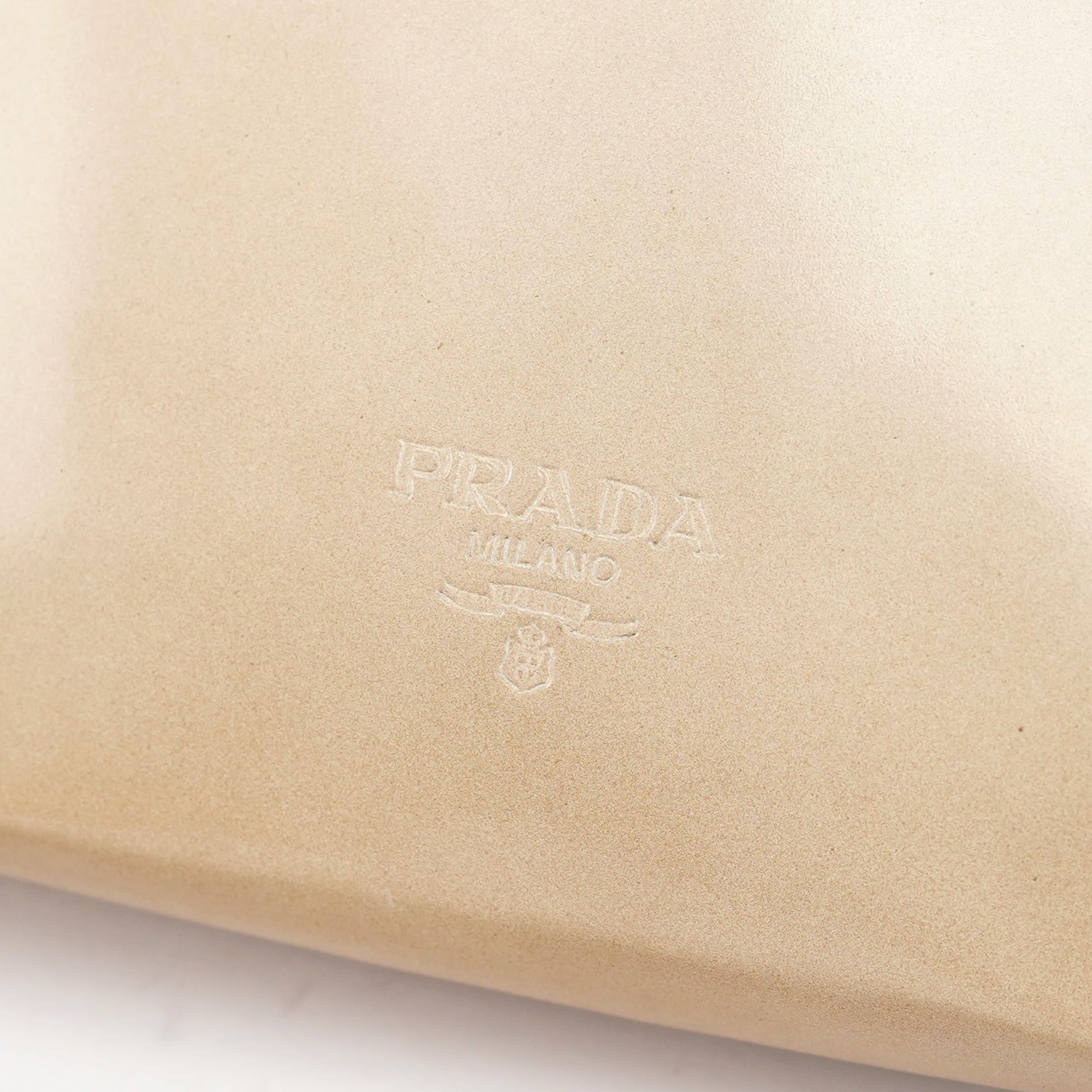 Beige Spazzolato Asimetric Handbag
