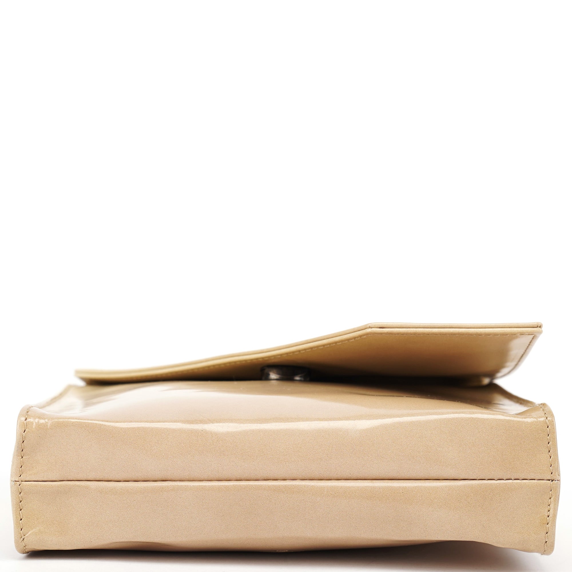 Beige Spazzolato Asimetric Handbag