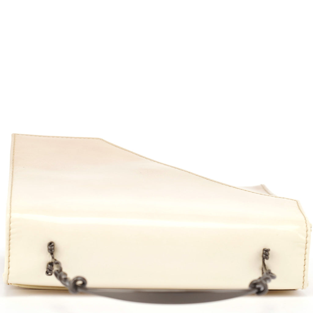 Beige Spazzolato Asimetric Handbag