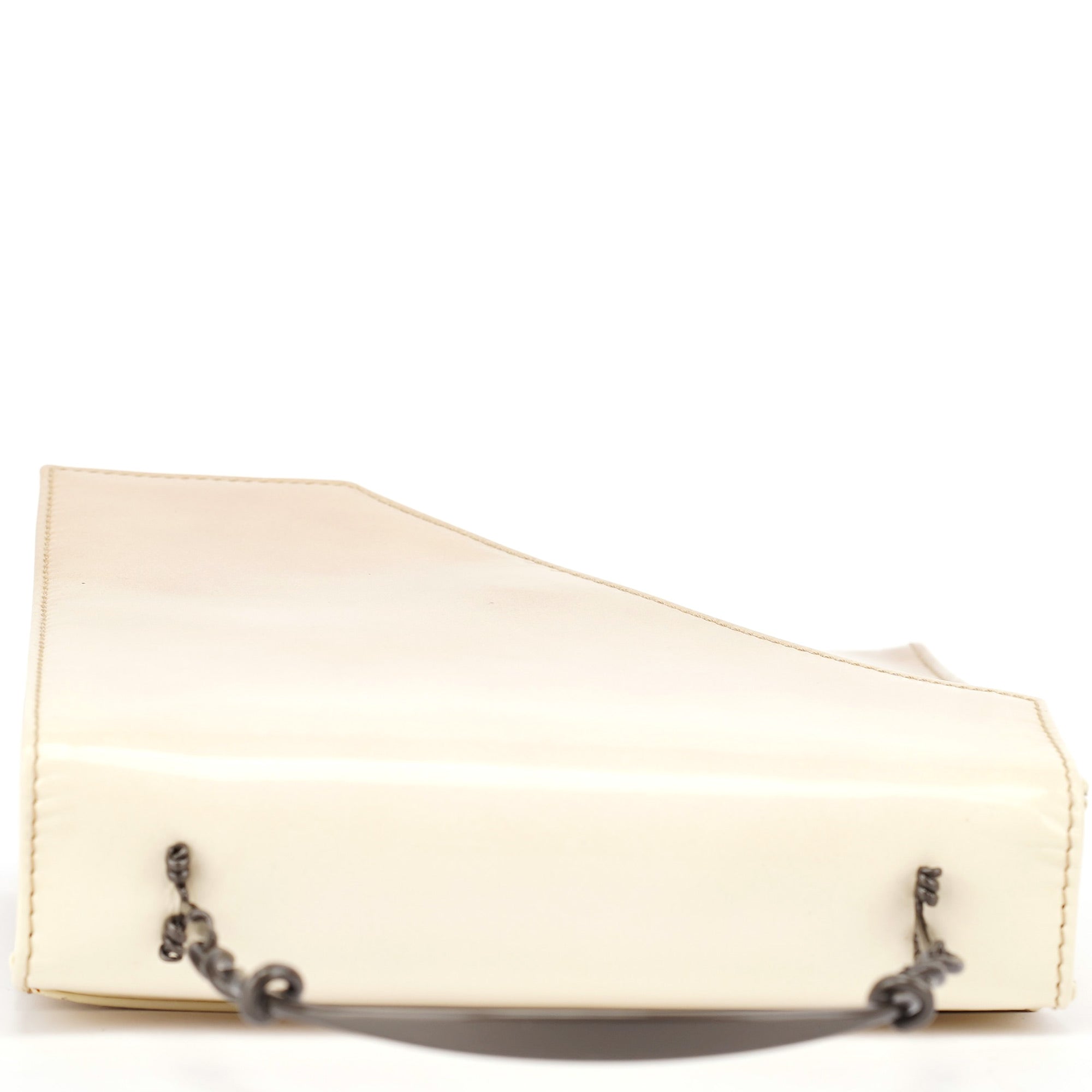 Beige Spazzolato Asimetric Handbag