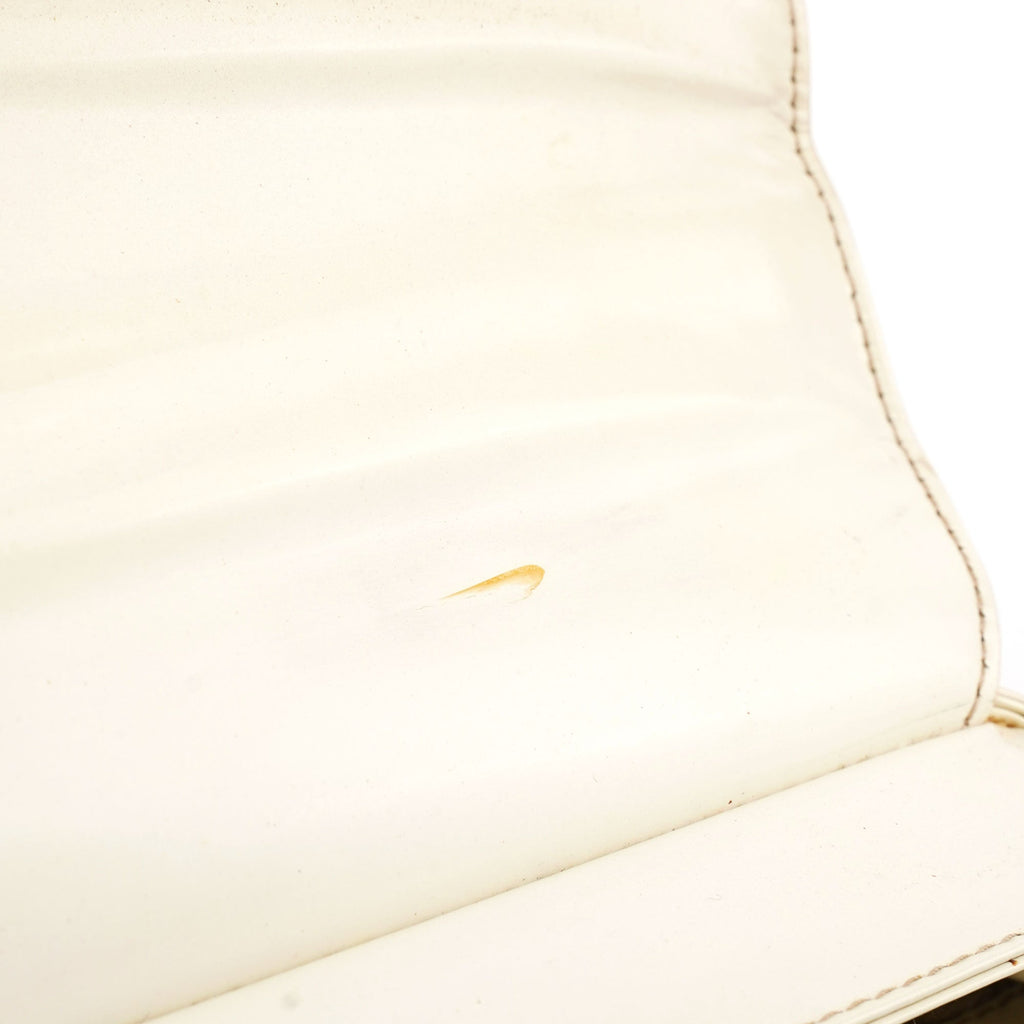 Beige Spazzolato Buckle Shoulder Bag