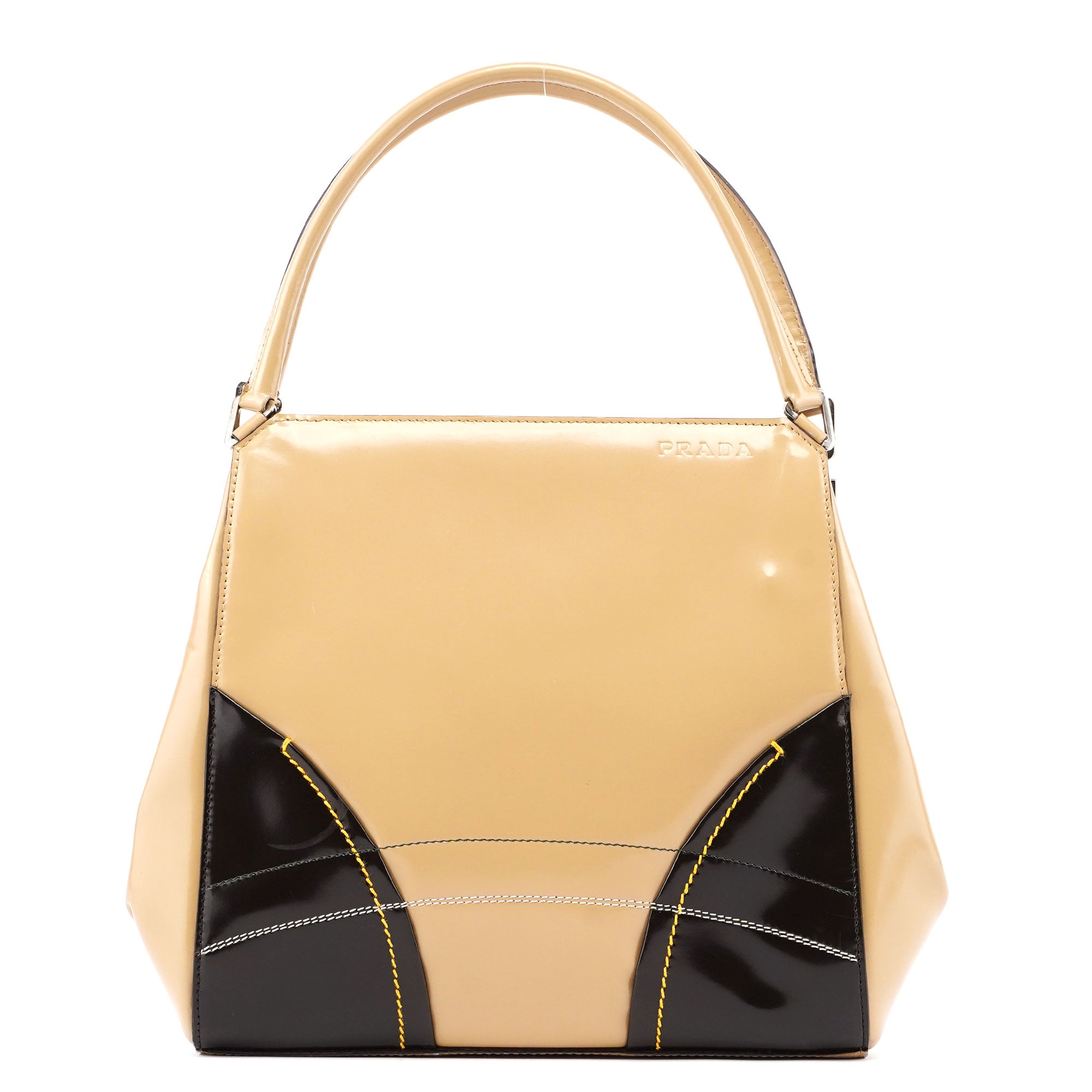Beige Spazzolato Chic Bag