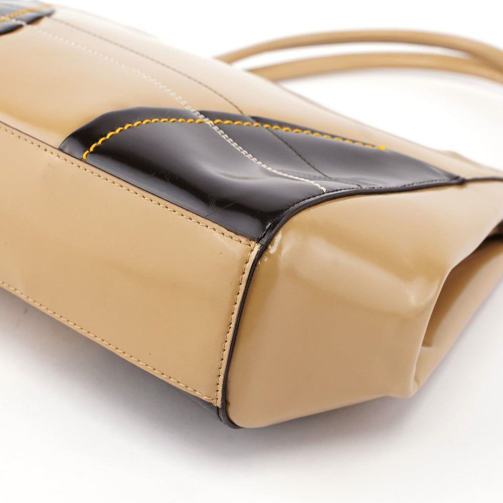 Beige Spazzolato Chic Bag
