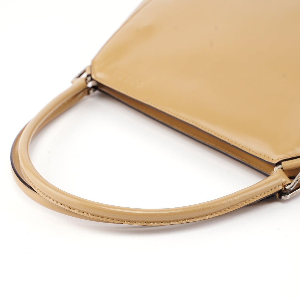 Beige Spazzolato Chic Bag