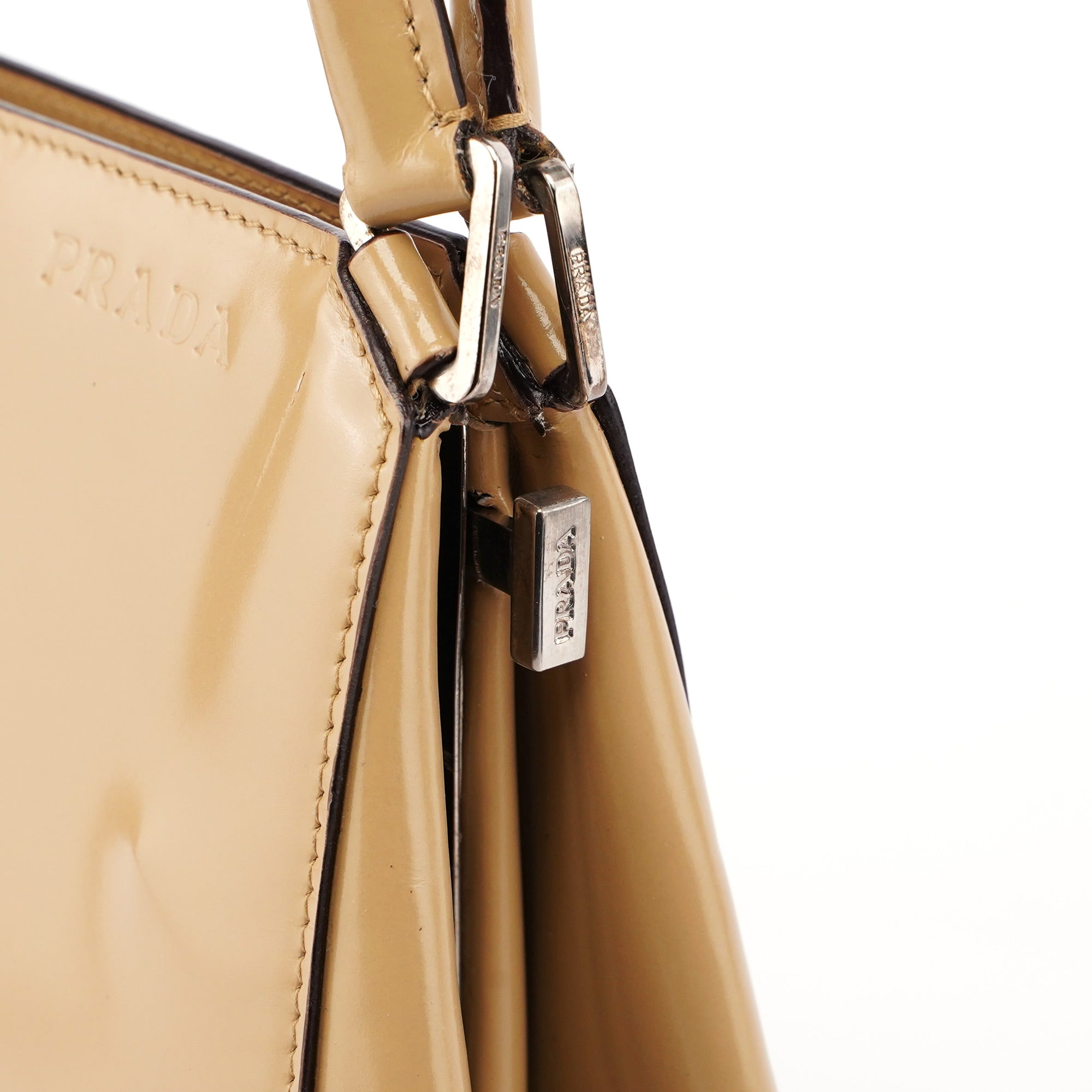 Beige Spazzolato Chic Bag