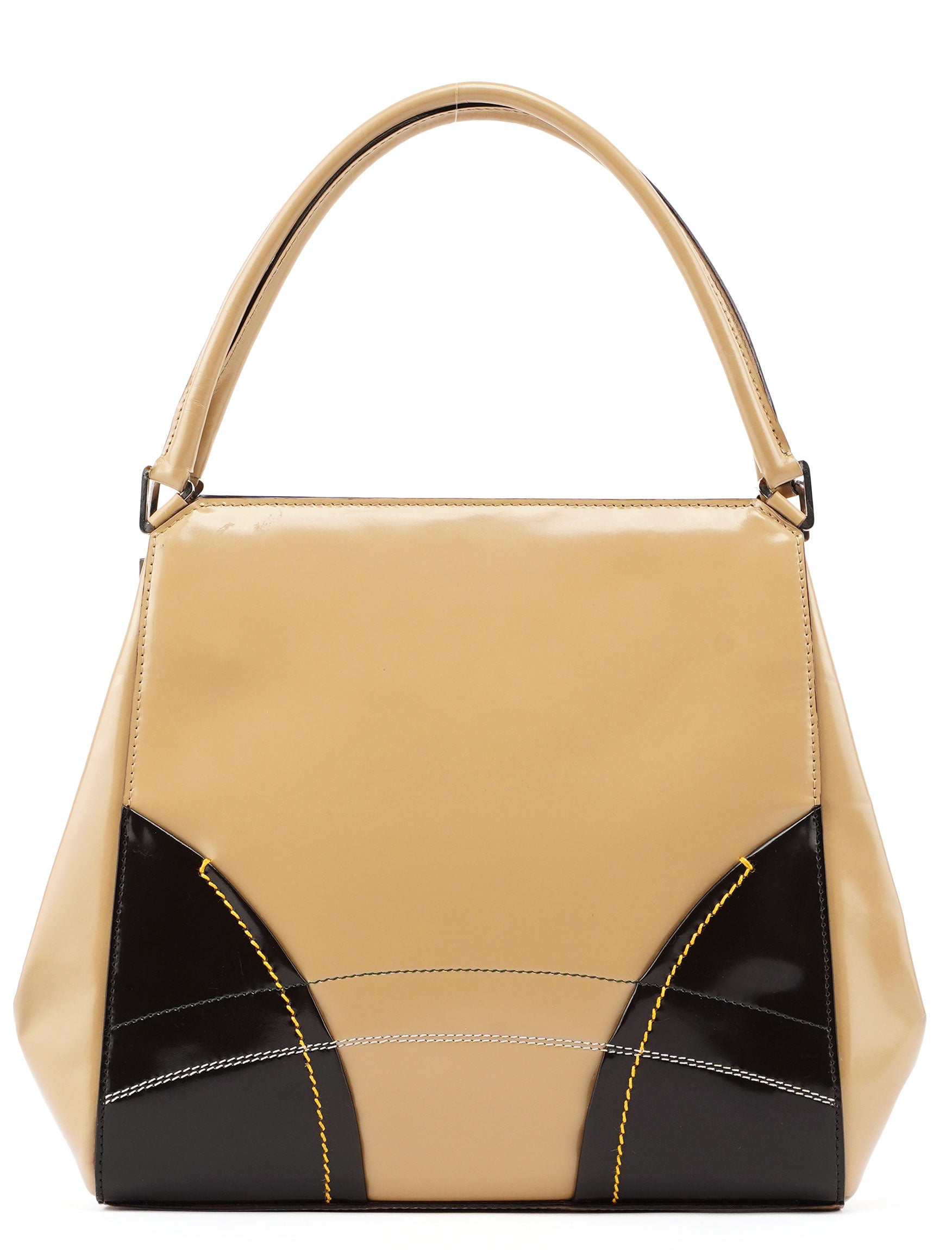 Beige Spazzolato Chic Bag