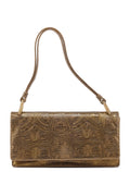 Beige Tartaruga Leather Shoulder Bag