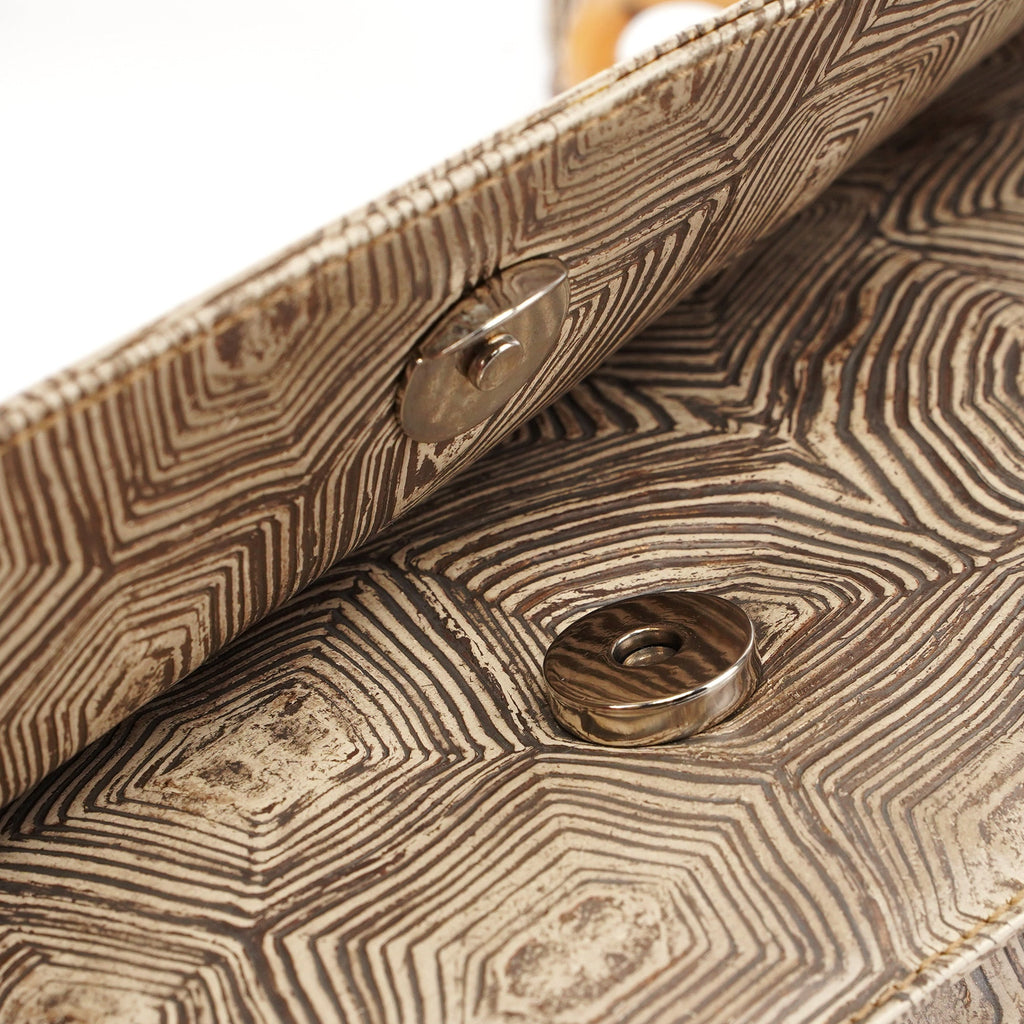 Beige Tartaruga Shoulder Bag
