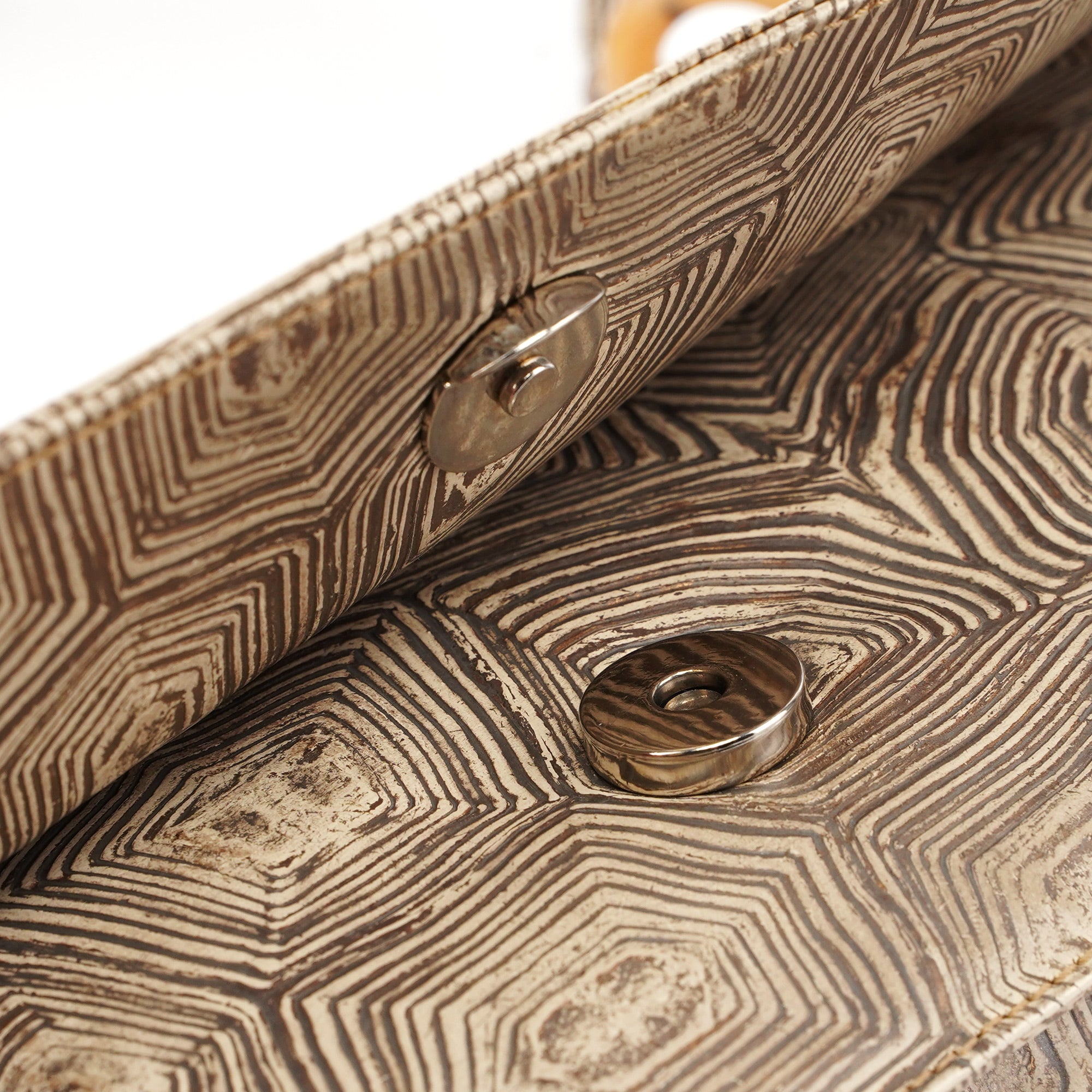 Beige Tartaruga Shoulder Bag