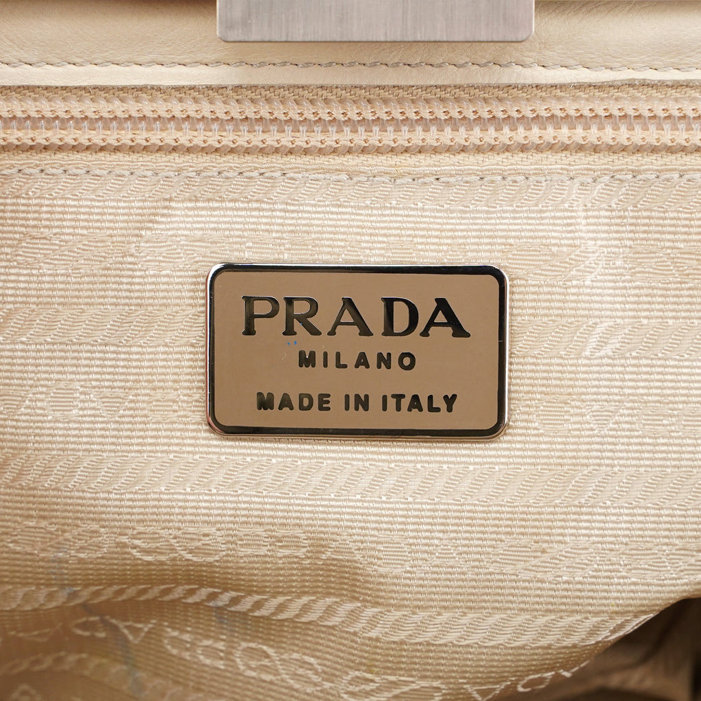 Beige Tessuto Vintage Bag