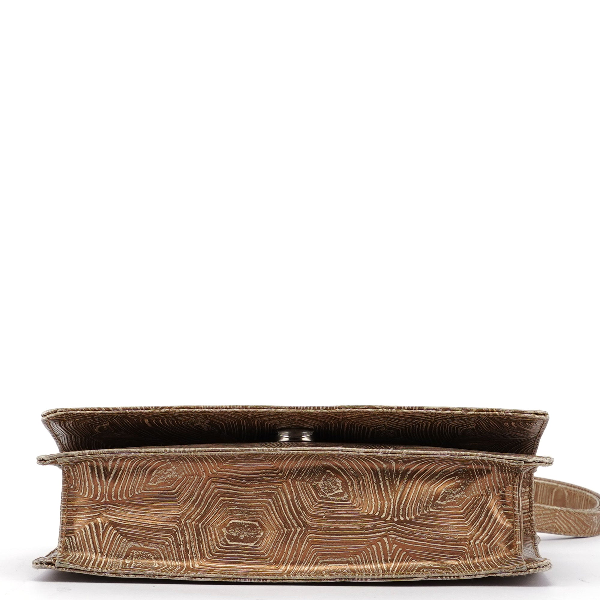Beige Tortoise Shoulder Bag