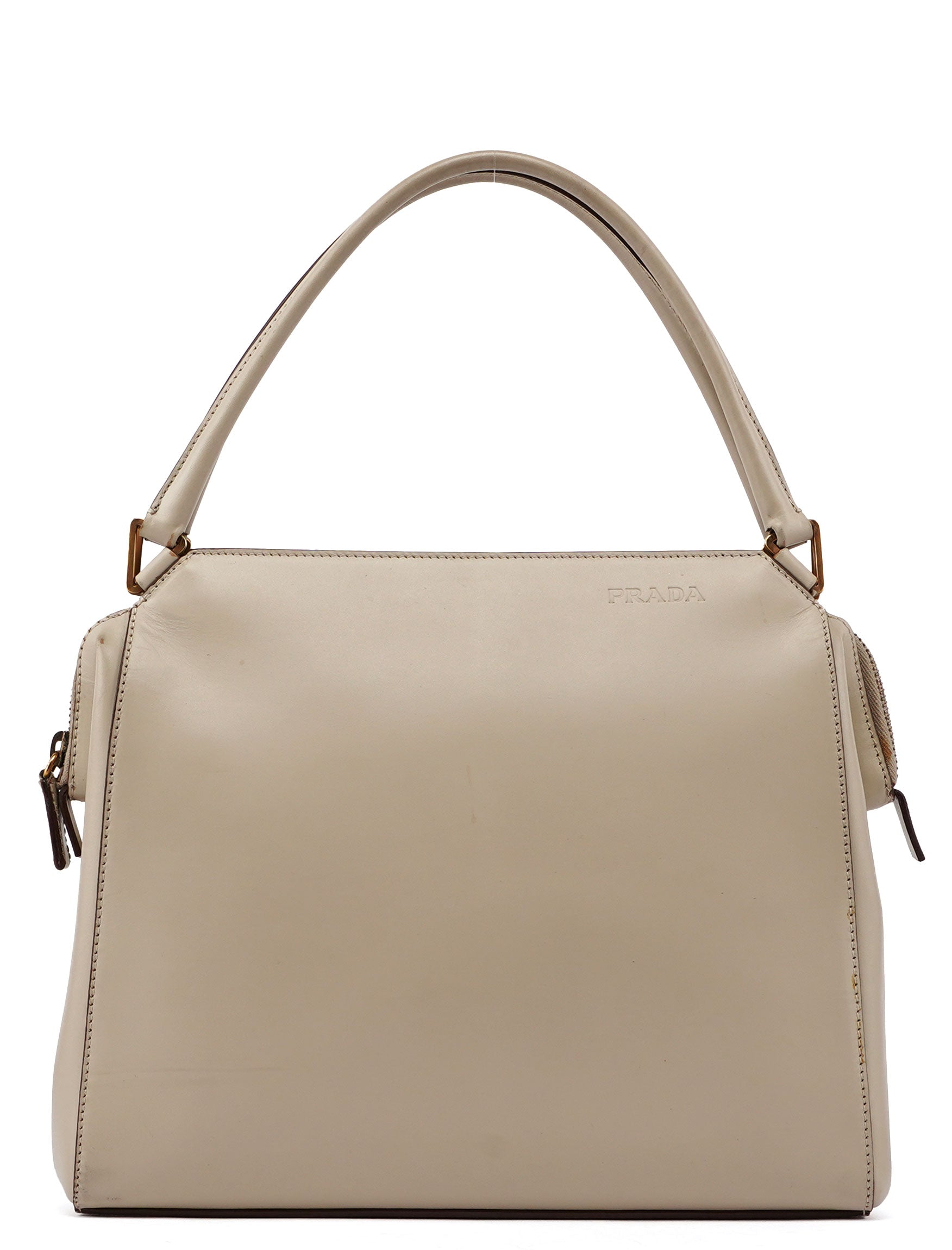 Beige Vitello Chic Bag