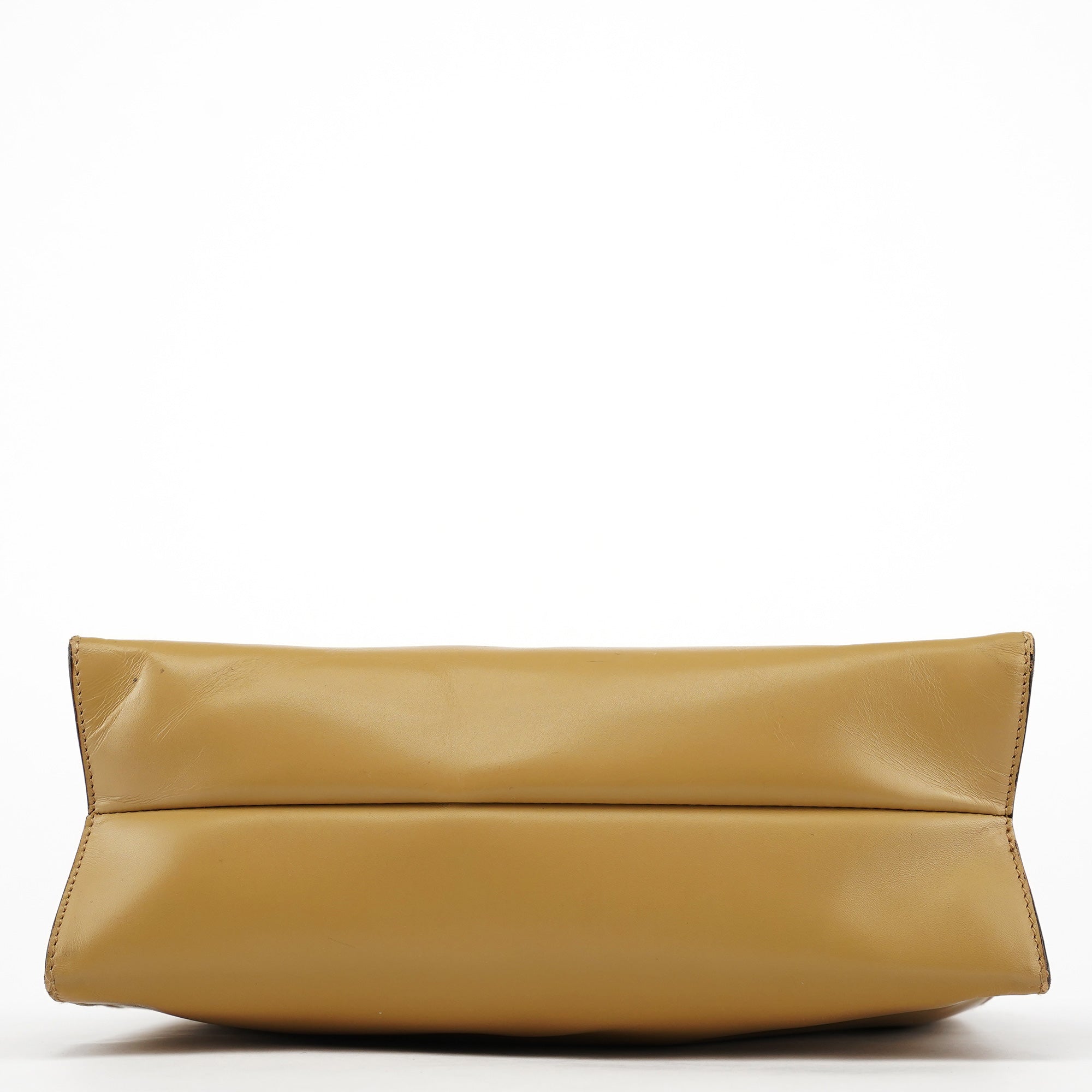 Soft Yellow Vitello Chic Shoulder Bag