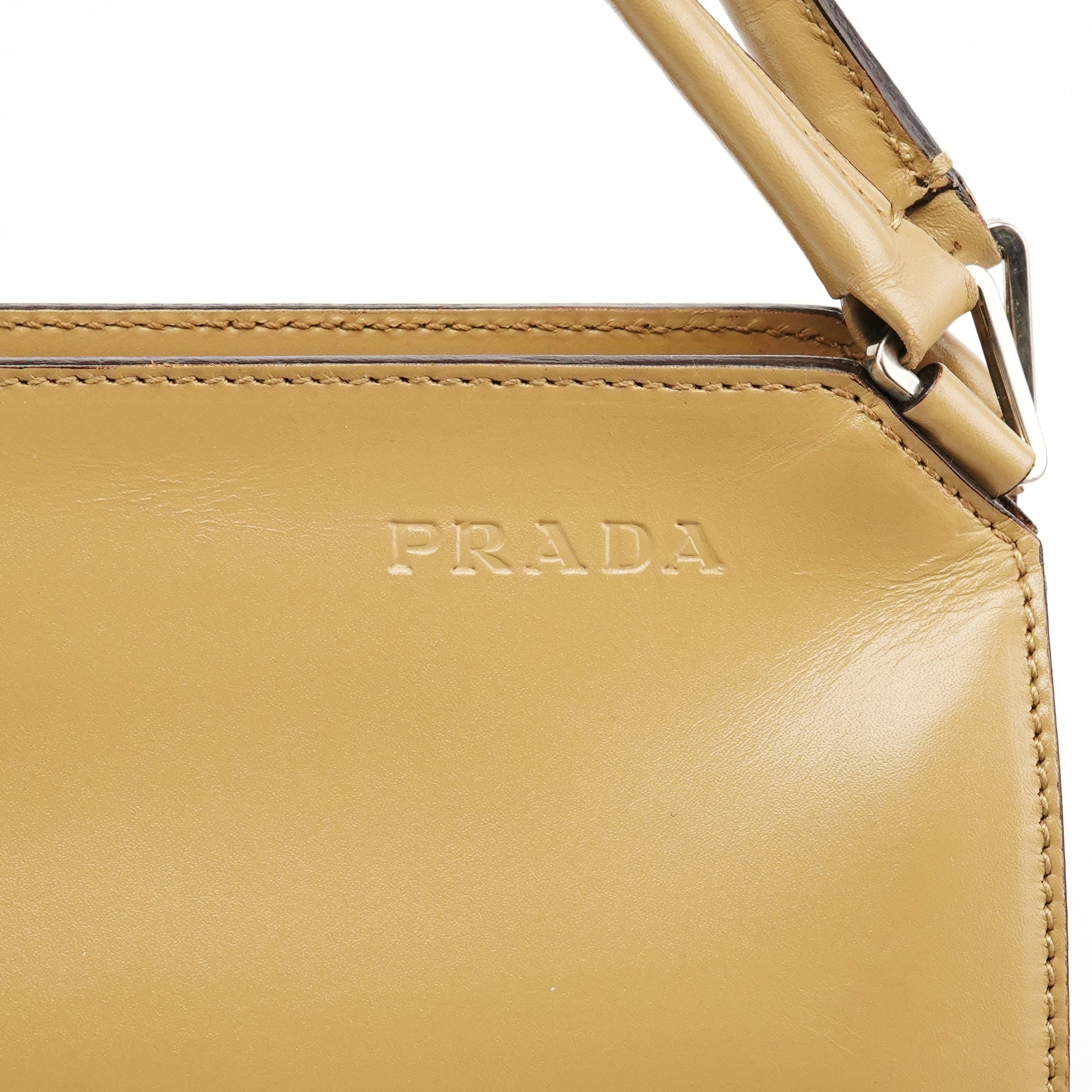 Soft Yellow Vitello Chic Shoulder Bag