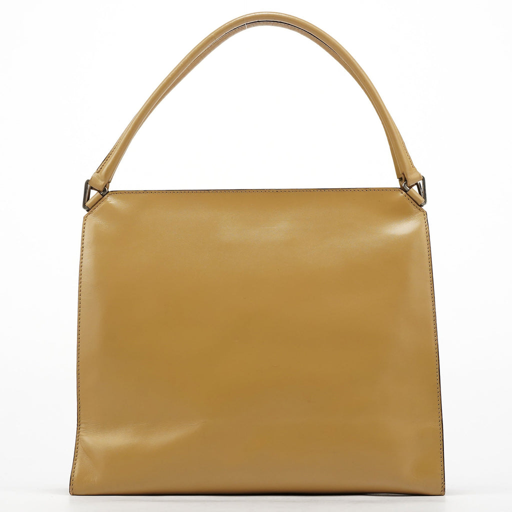 Soft Yellow Vitello Chic Shoulder Bag
