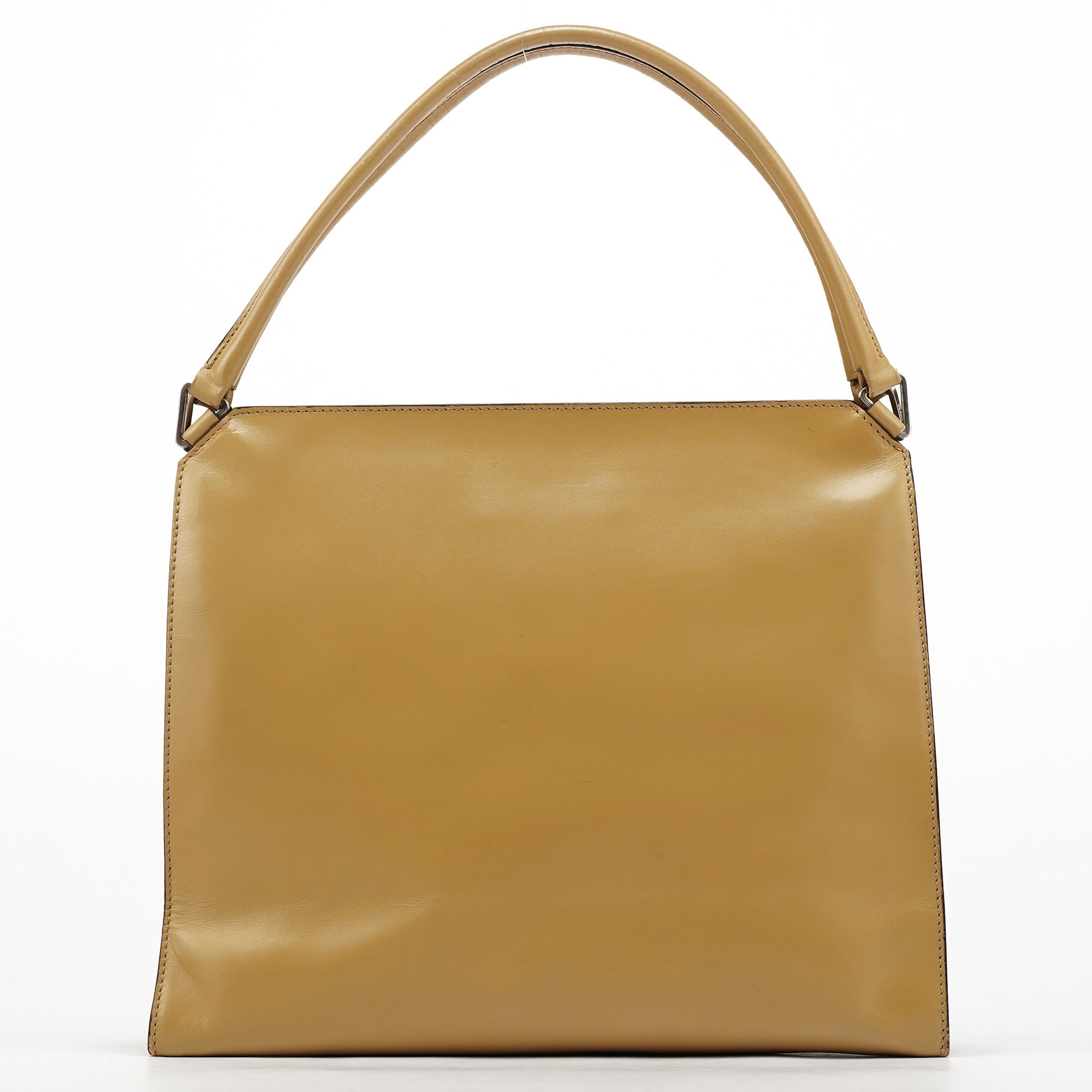 Soft Yellow Vitello Chic Shoulder Bag