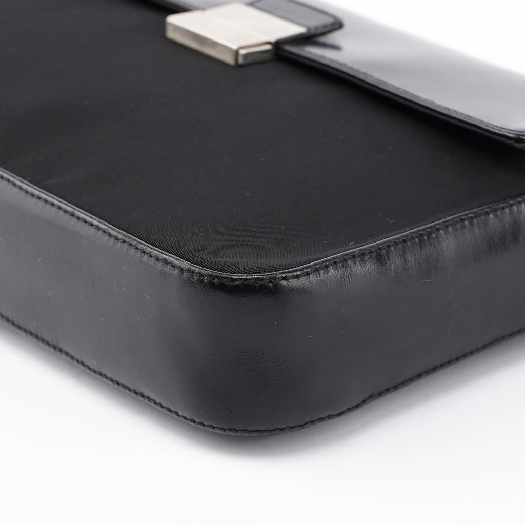 Black Buckle Shoulder Bag