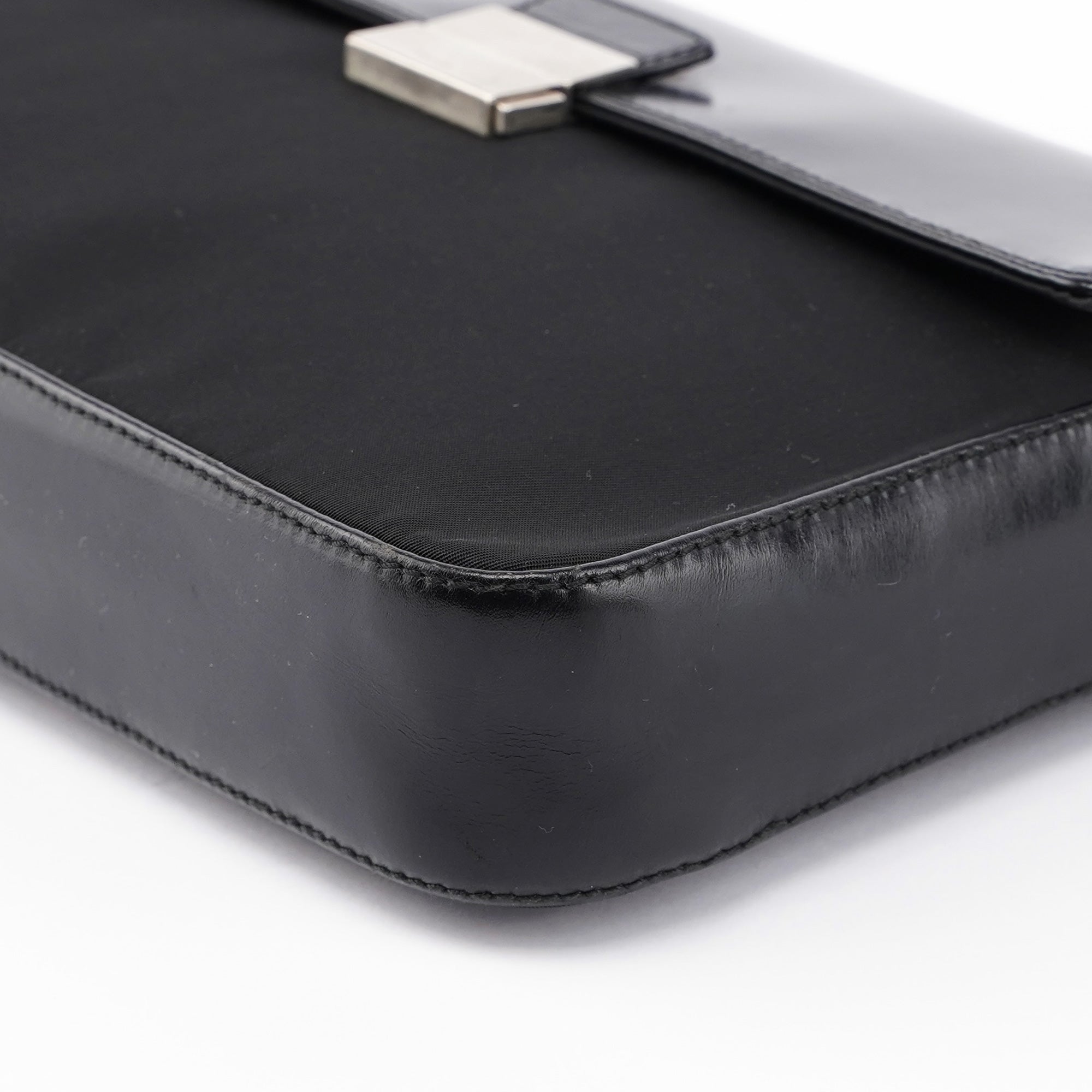 Black Buckle Shoulder Bag