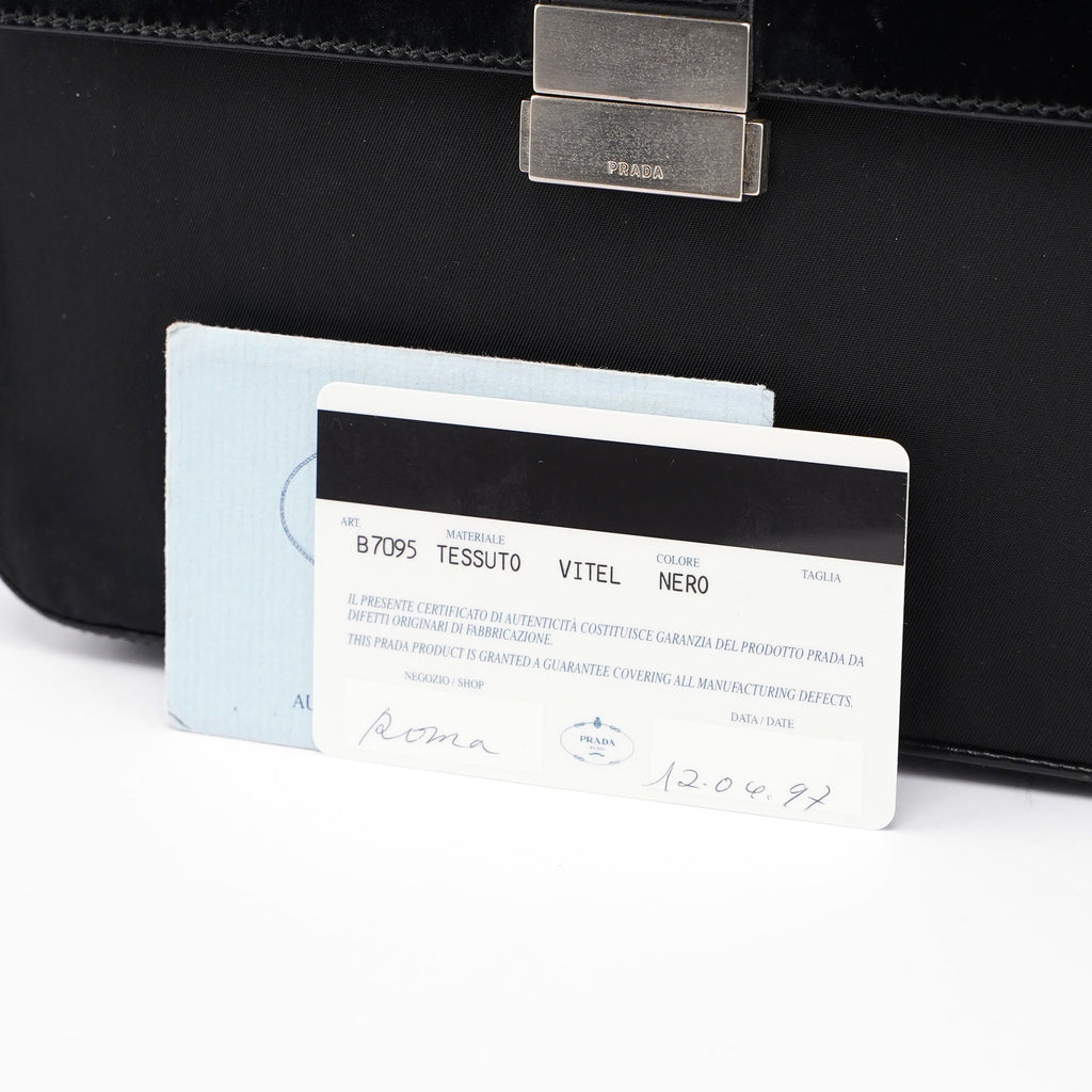 Black Buckle Shoulder Bag