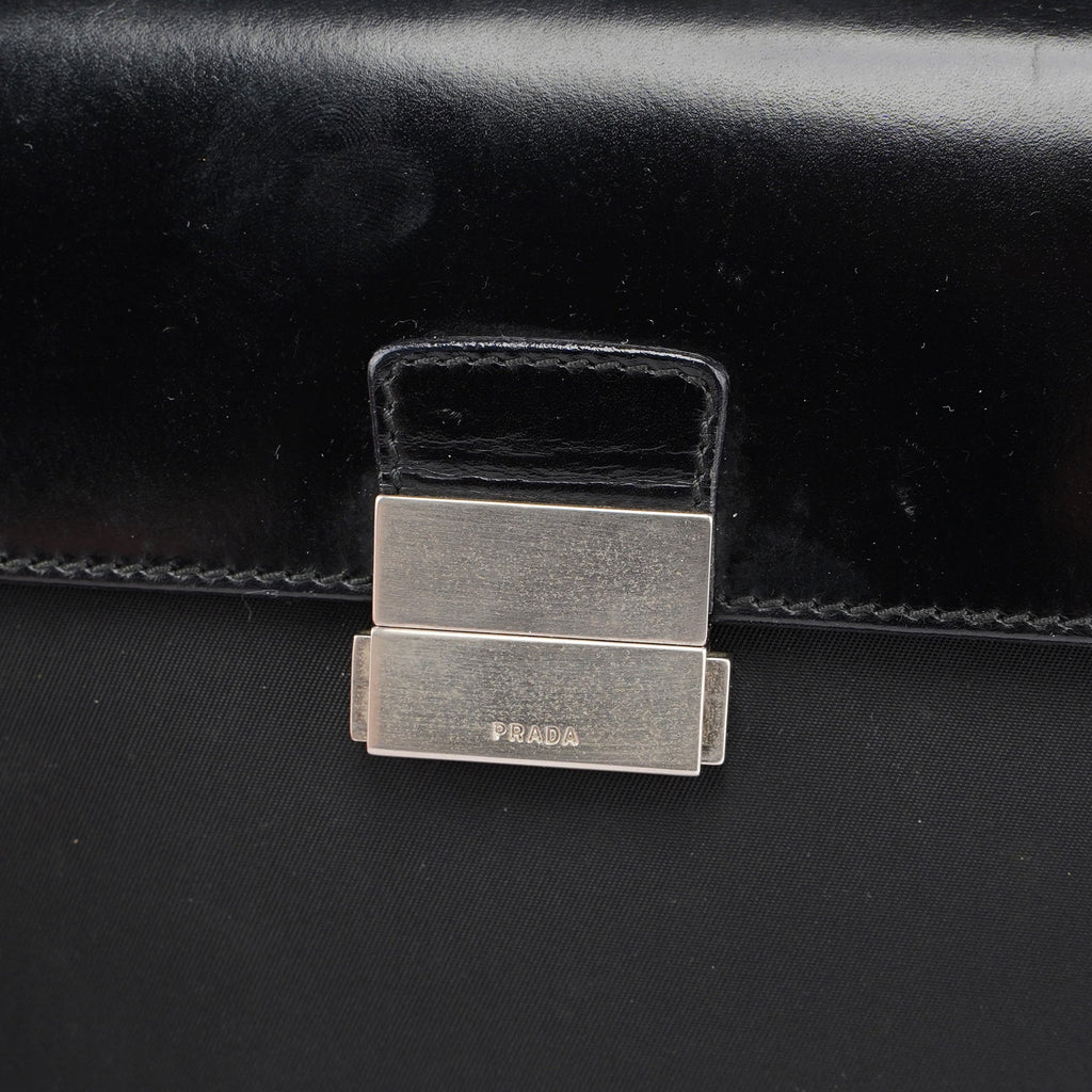 Black Buckle Shoulder Bag