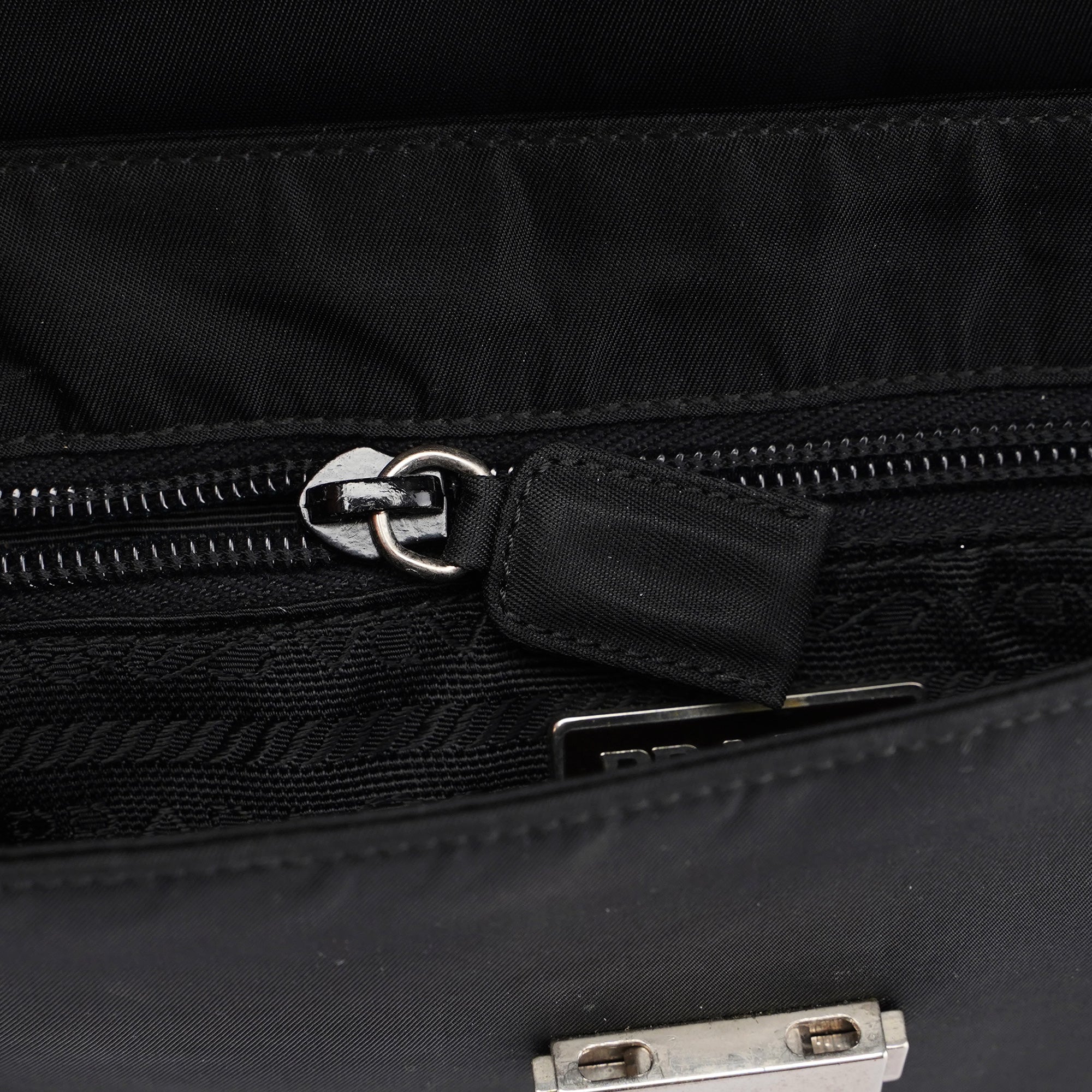Black Buckle Shoulder Bag