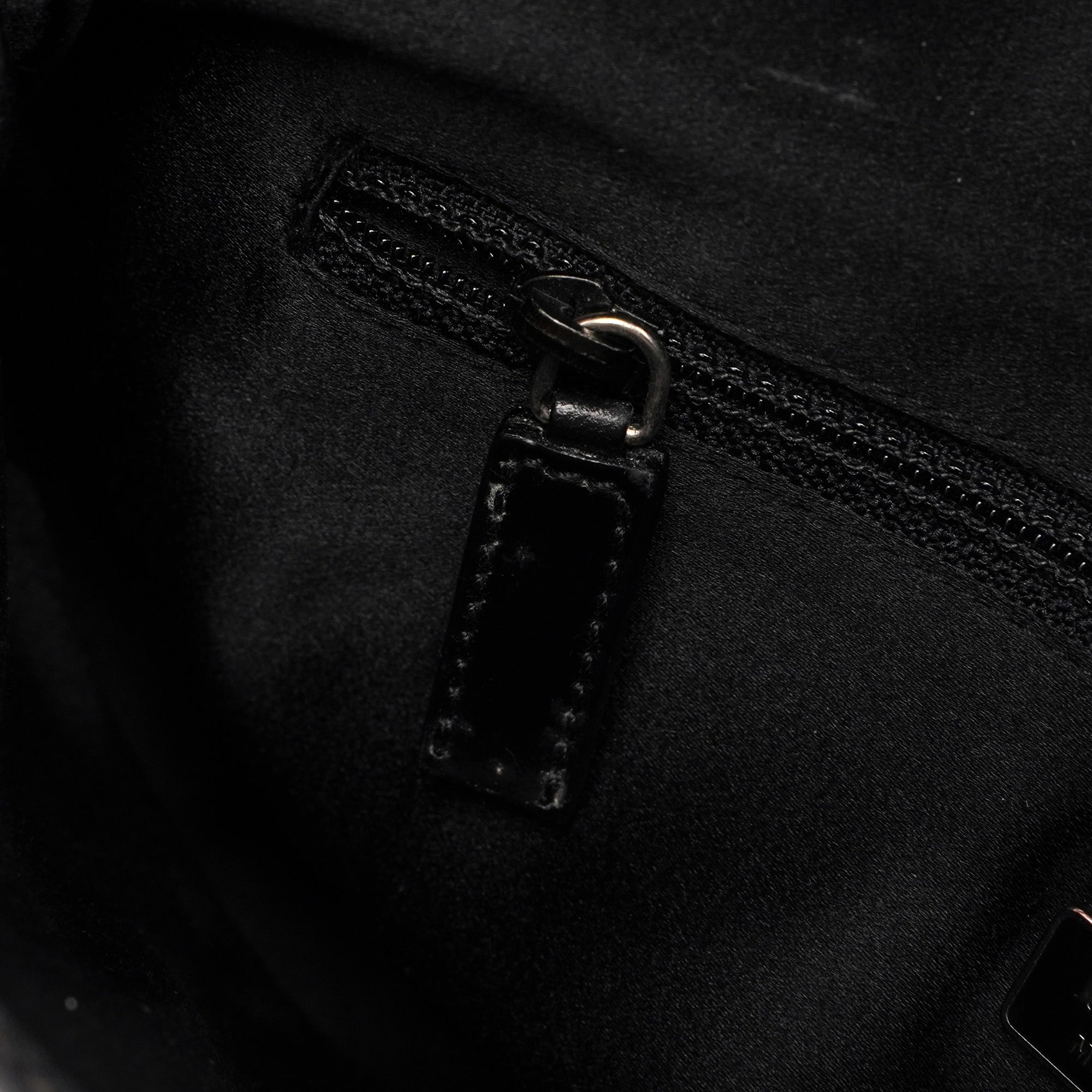 Black Calfskin Cleo Hobo Shoulder Bag