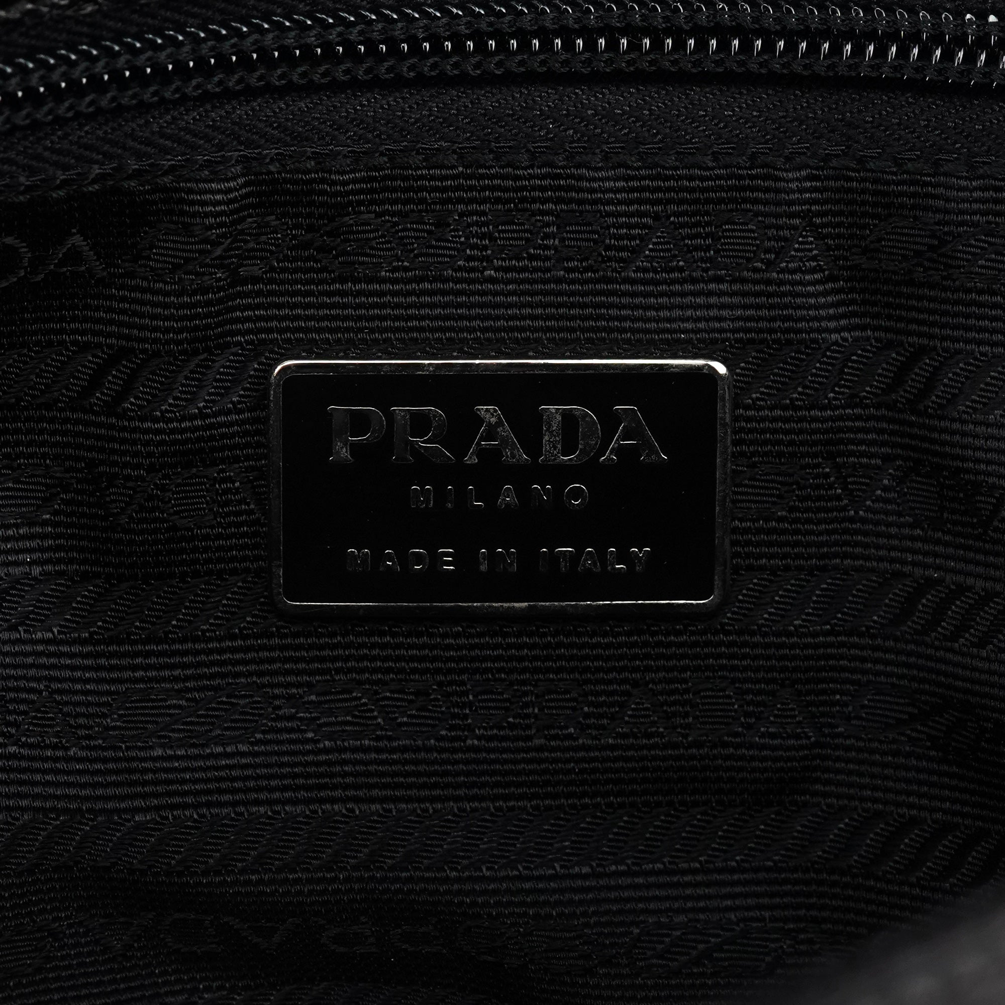 Black Calfskin Madras Swing Chain Shoulder Bag