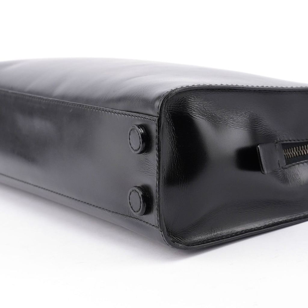Black Calfskin Tote