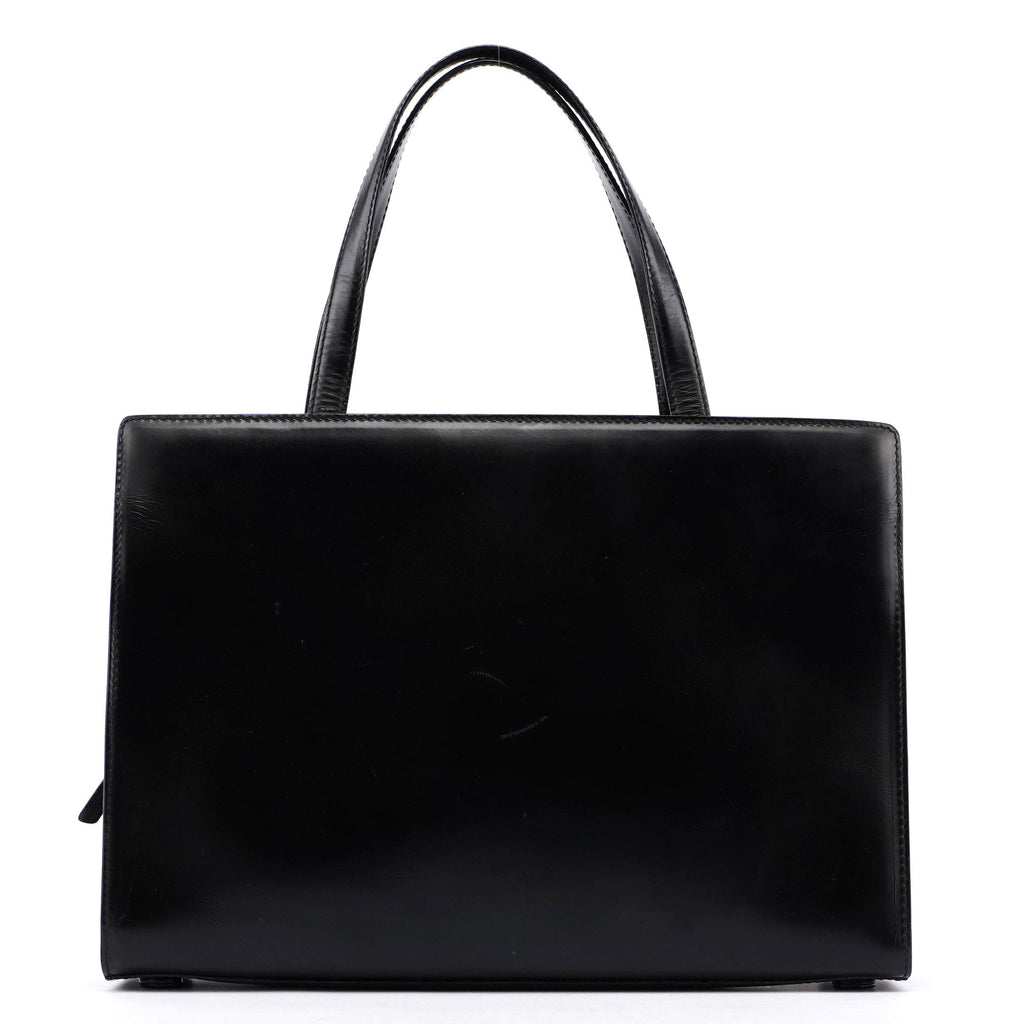 Black Calfskin Tote