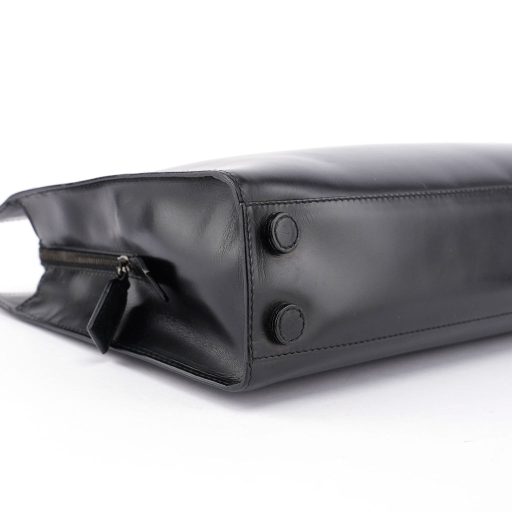 Black Calfskin Tote