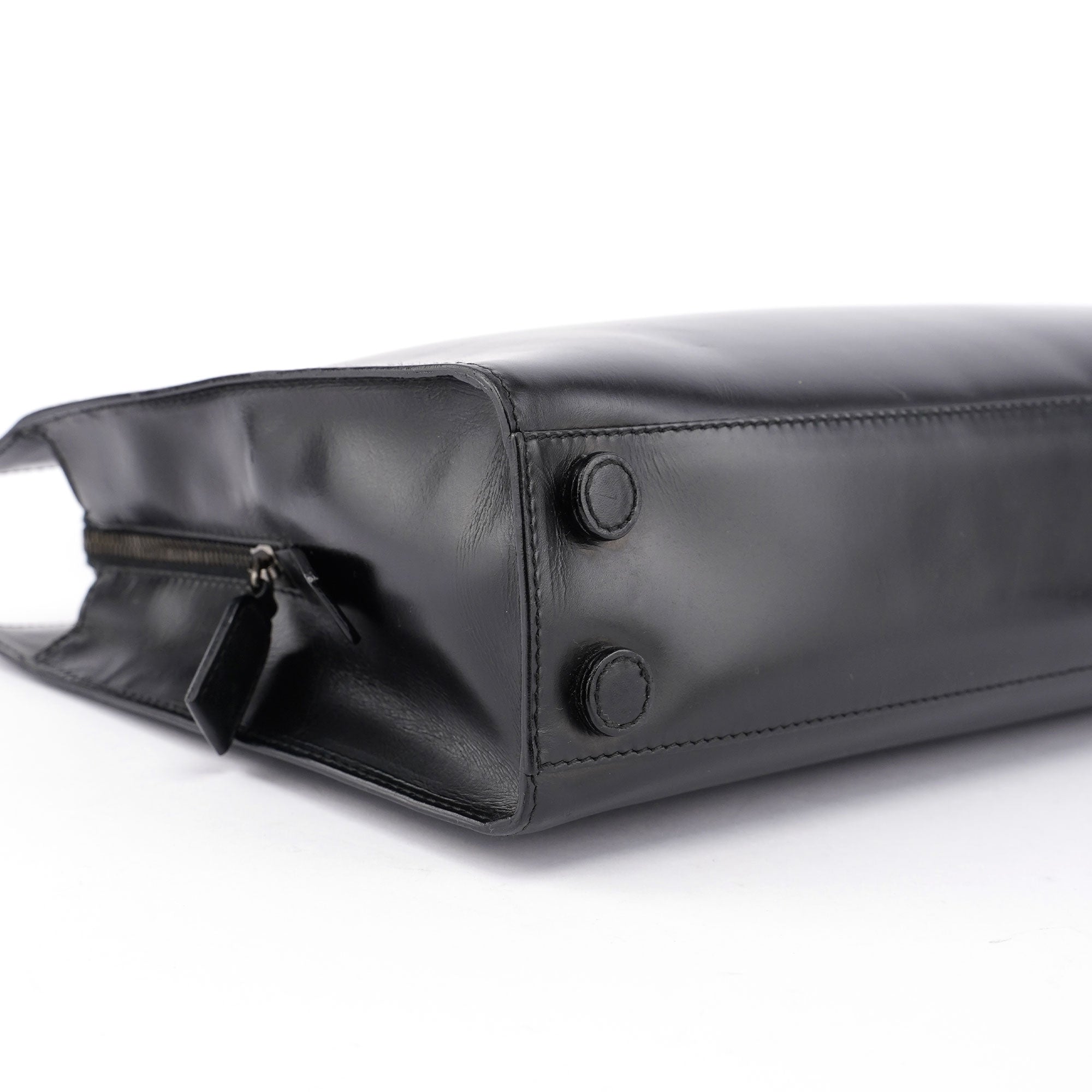Black Calfskin Tote