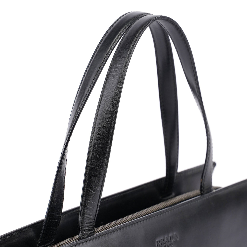 Black Calfskin Tote