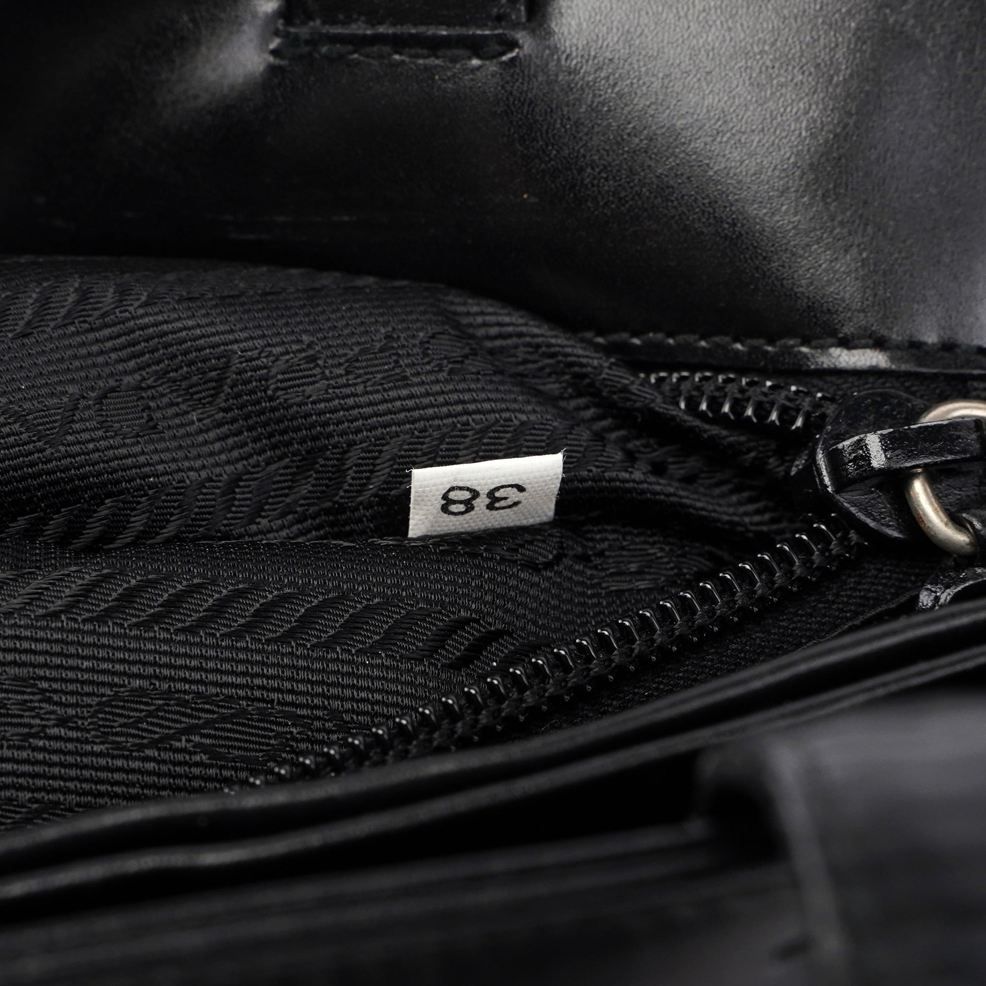 Black Calfskin Tote Bag
