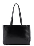 Black Calfskin Tote Bag